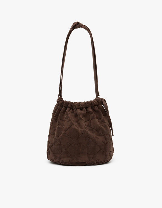 Towelling Bucket Bag - Solstice Truffle