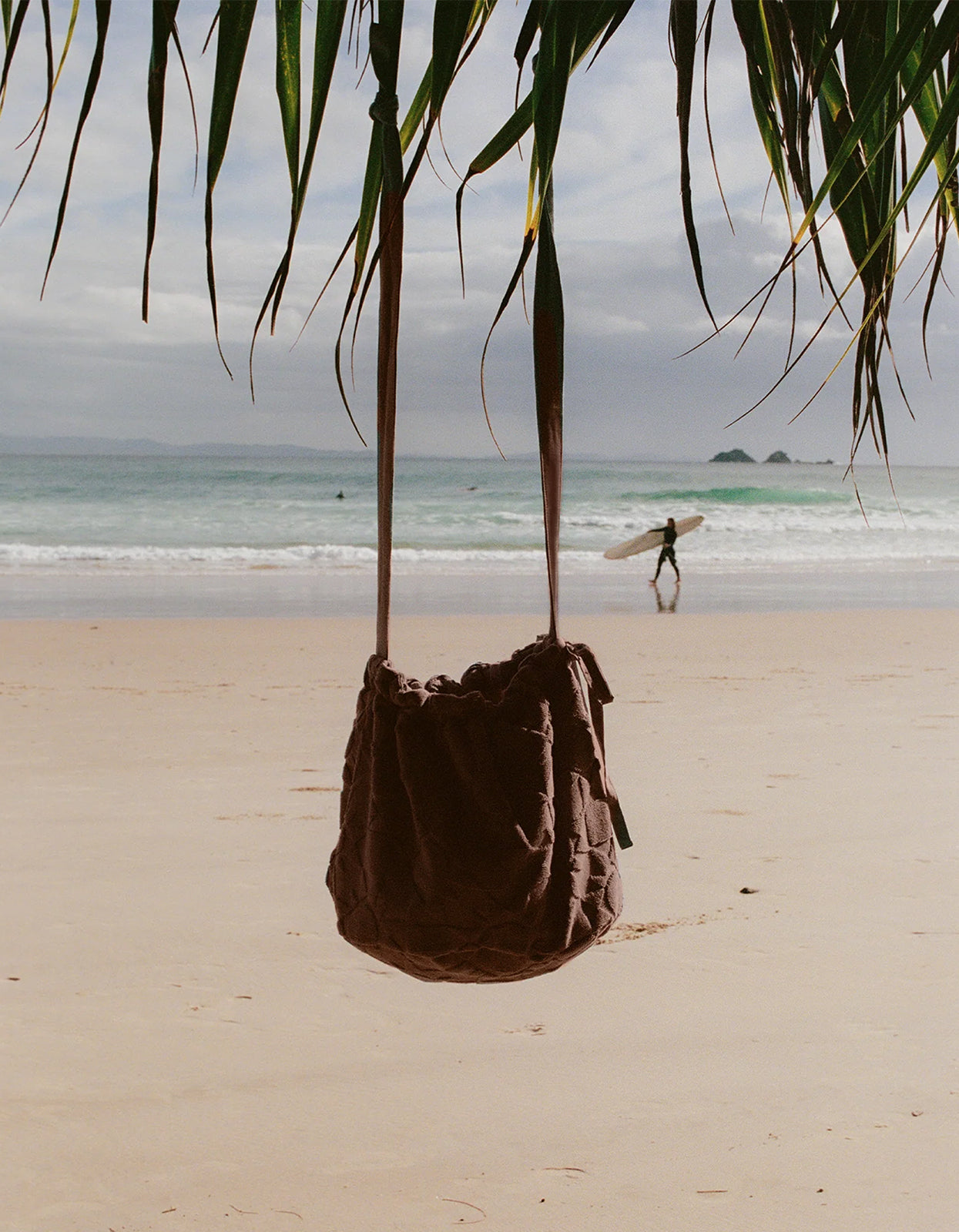 Towelling Bucket Bag - Solstice Truffle