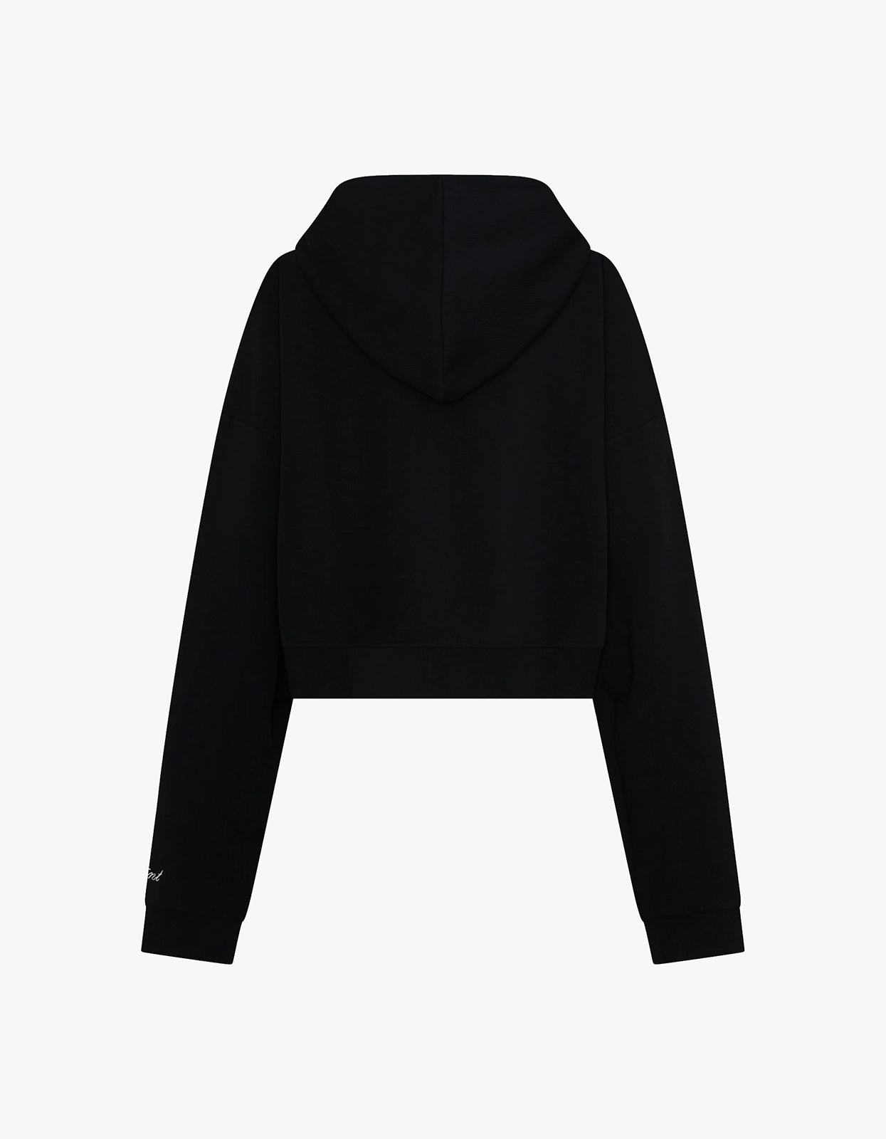 Cropped Hoodie - Black