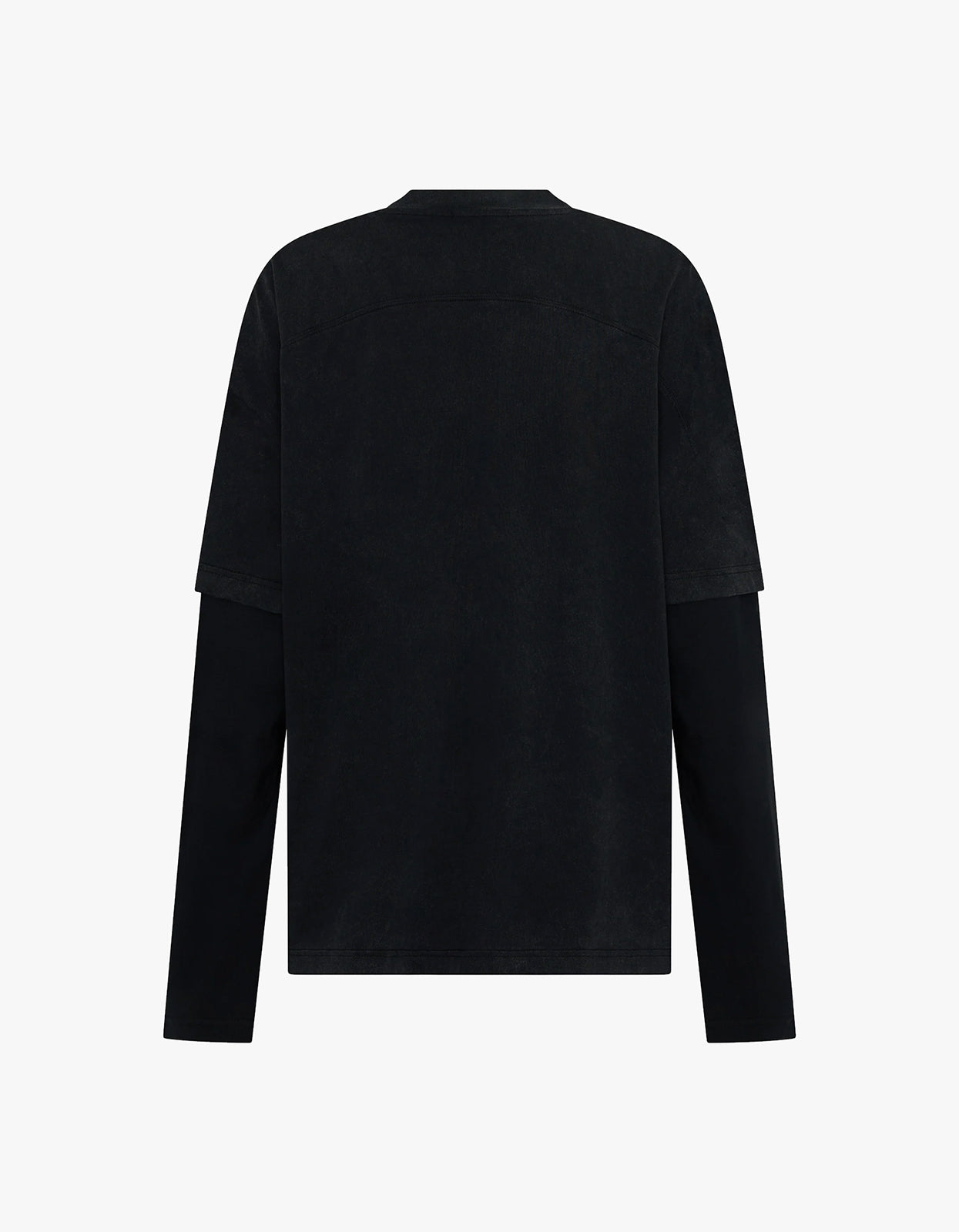 Round One Layered Tee - Vintage Black