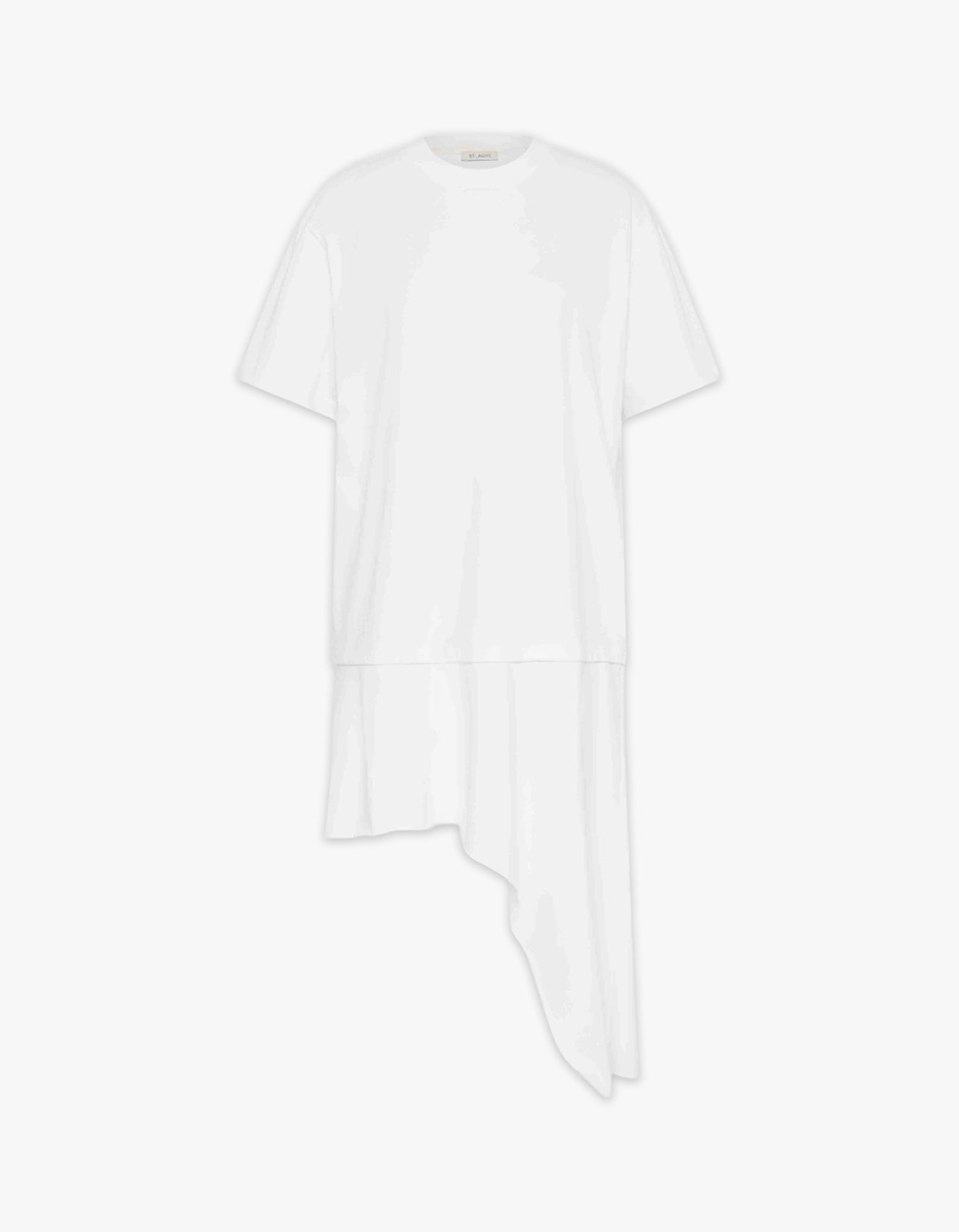 Layered Tee Mini Dress - Off White