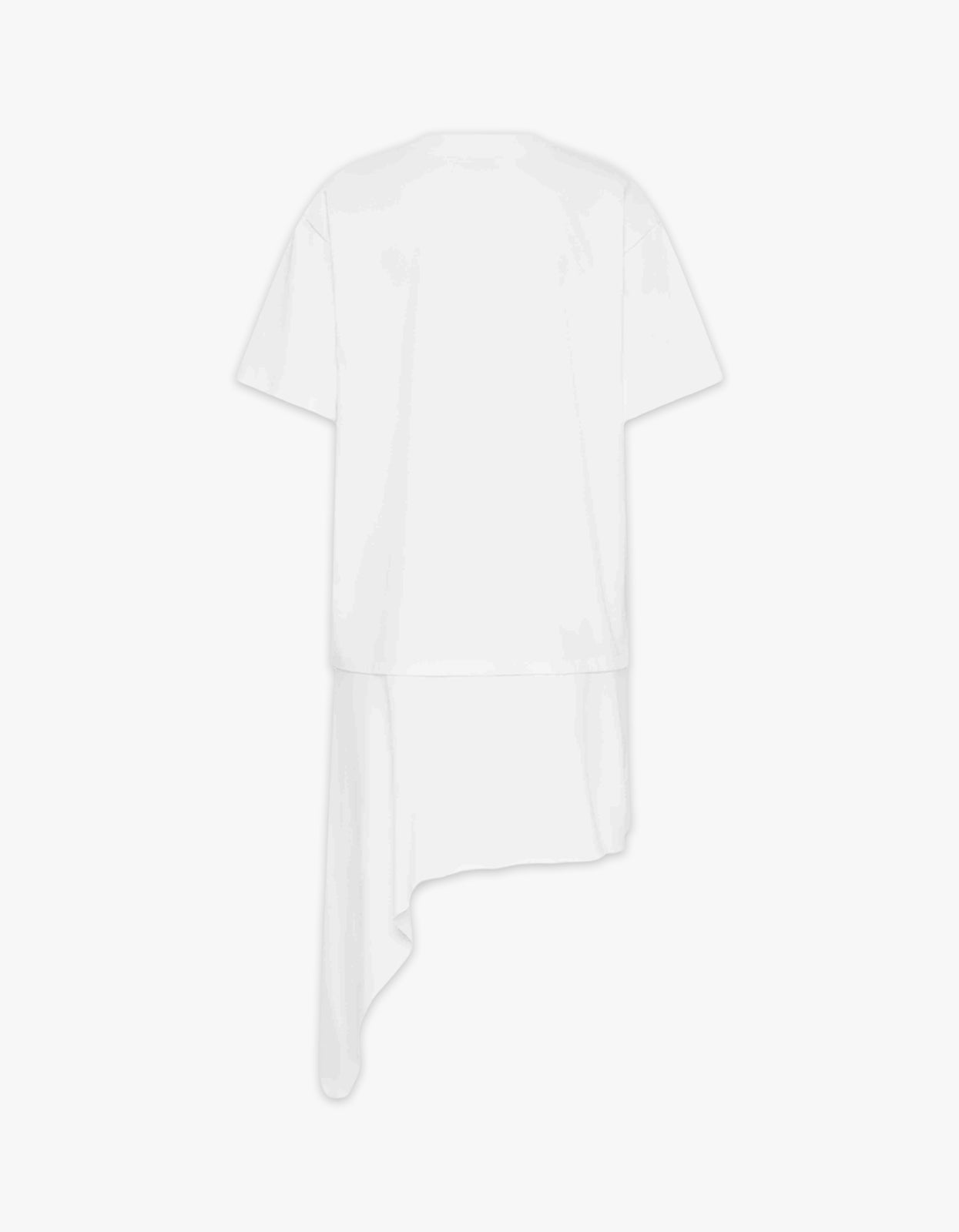 Layered Tee Mini Dress - Off White