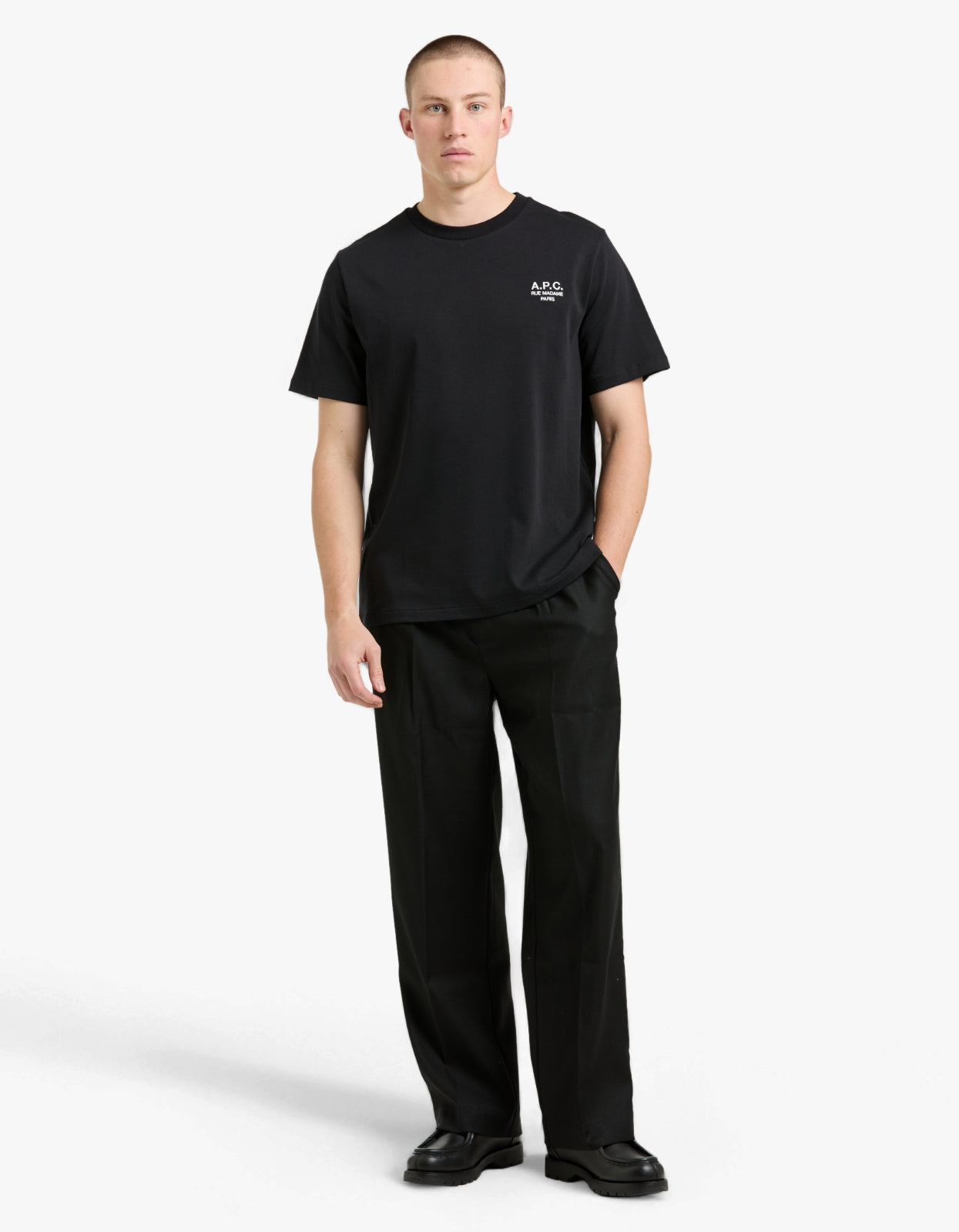 Standard Rue Madame GOTS T Shirt - TZC Black/White