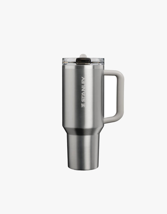 The Quencher ProTour Flip Straw 1180ml/40oz - Stainless Steel Ash