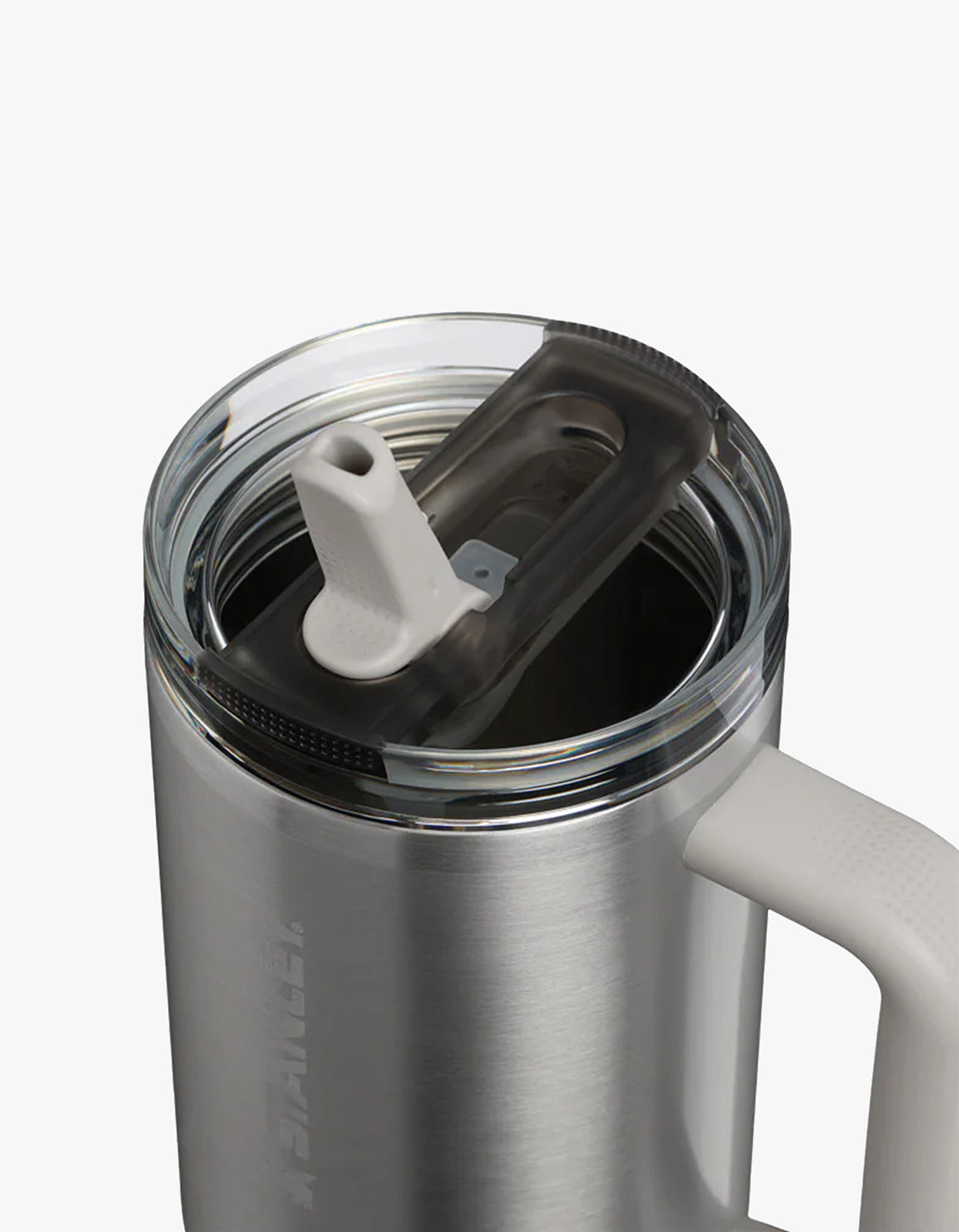The Quencher ProTour Flip Straw 1180ml/40oz - Stainless Steel Ash