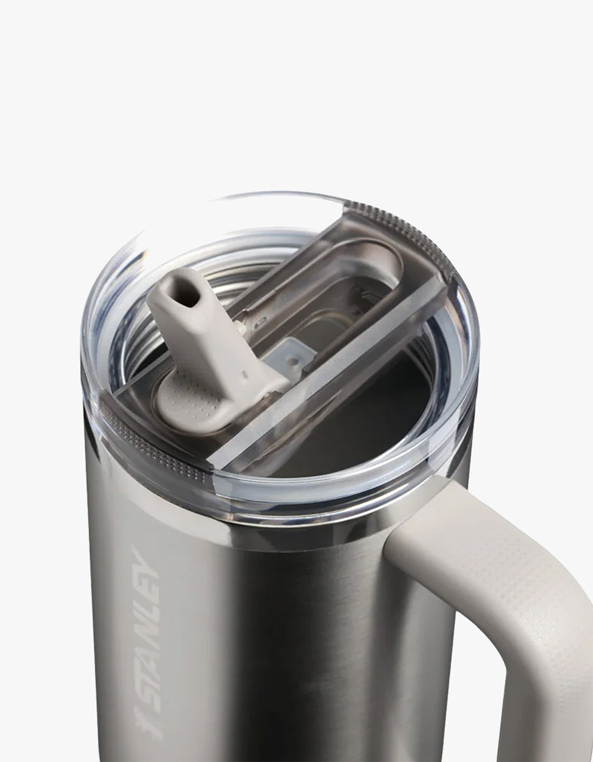 The Quencher ProTour Flip Straw 890ml/30oz - Stainless Steel Ash
