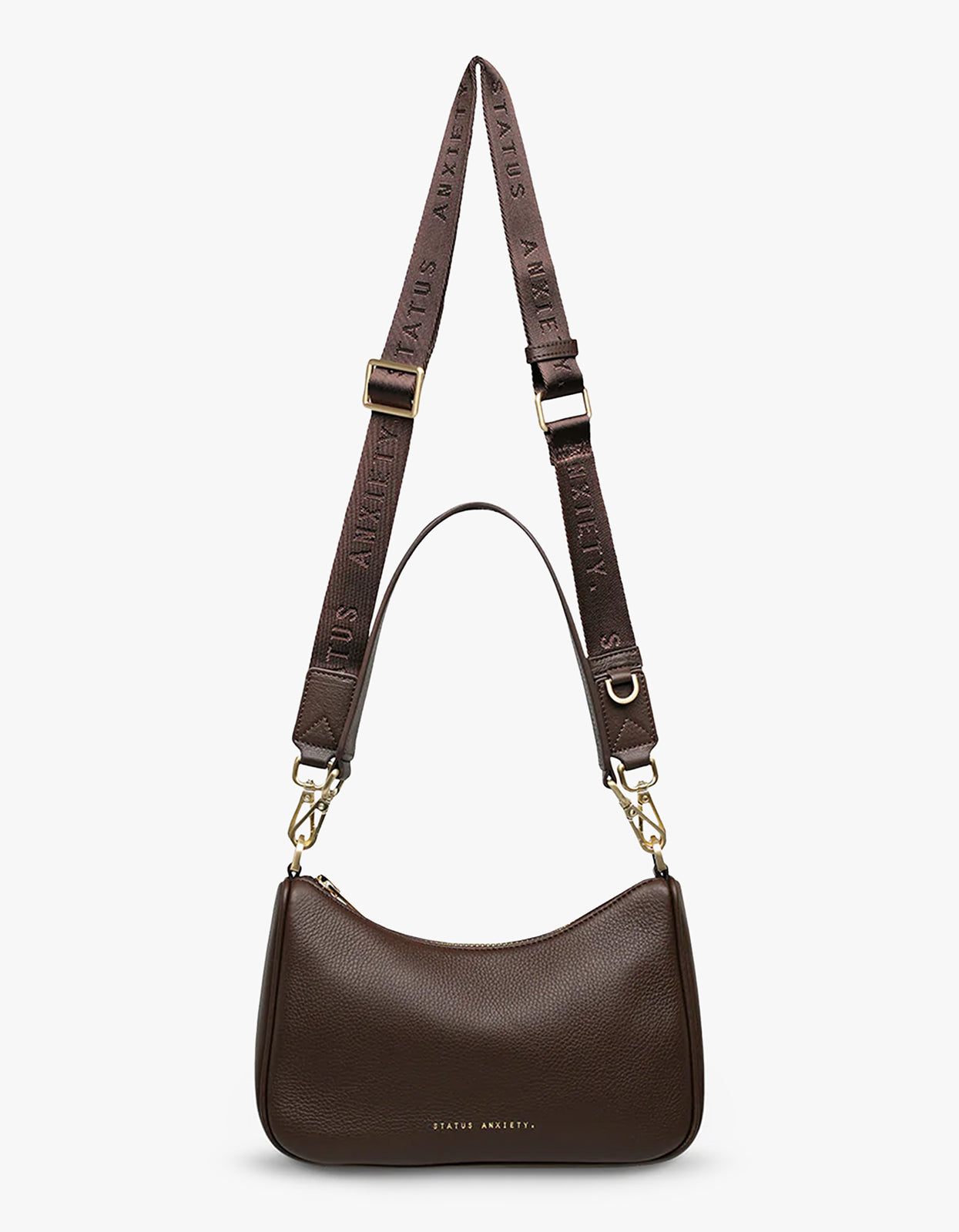 Look Both Ways Bag - Cocoa/Brushed Gold