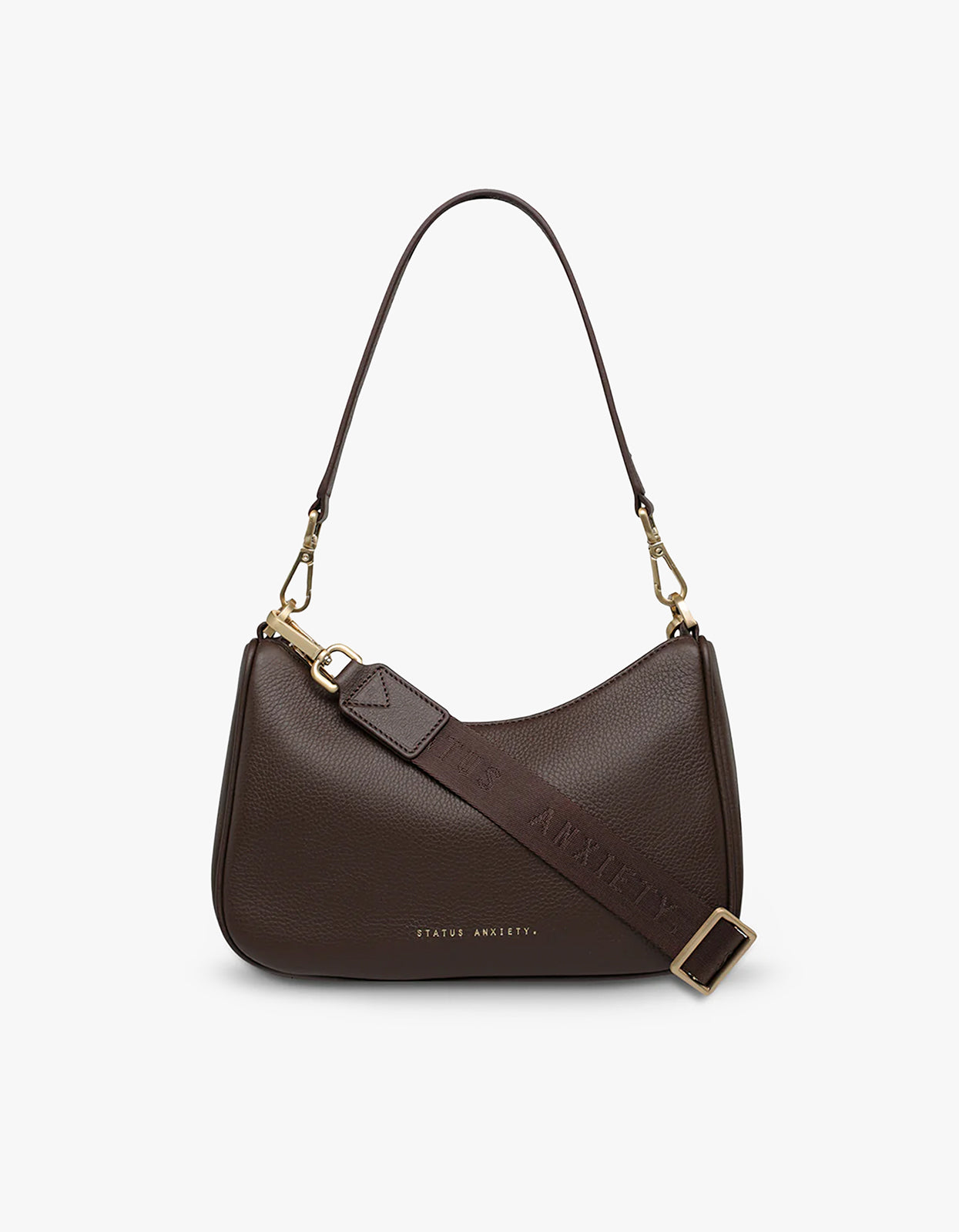 Look Both Ways Bag - Cocoa/Brushed Gold