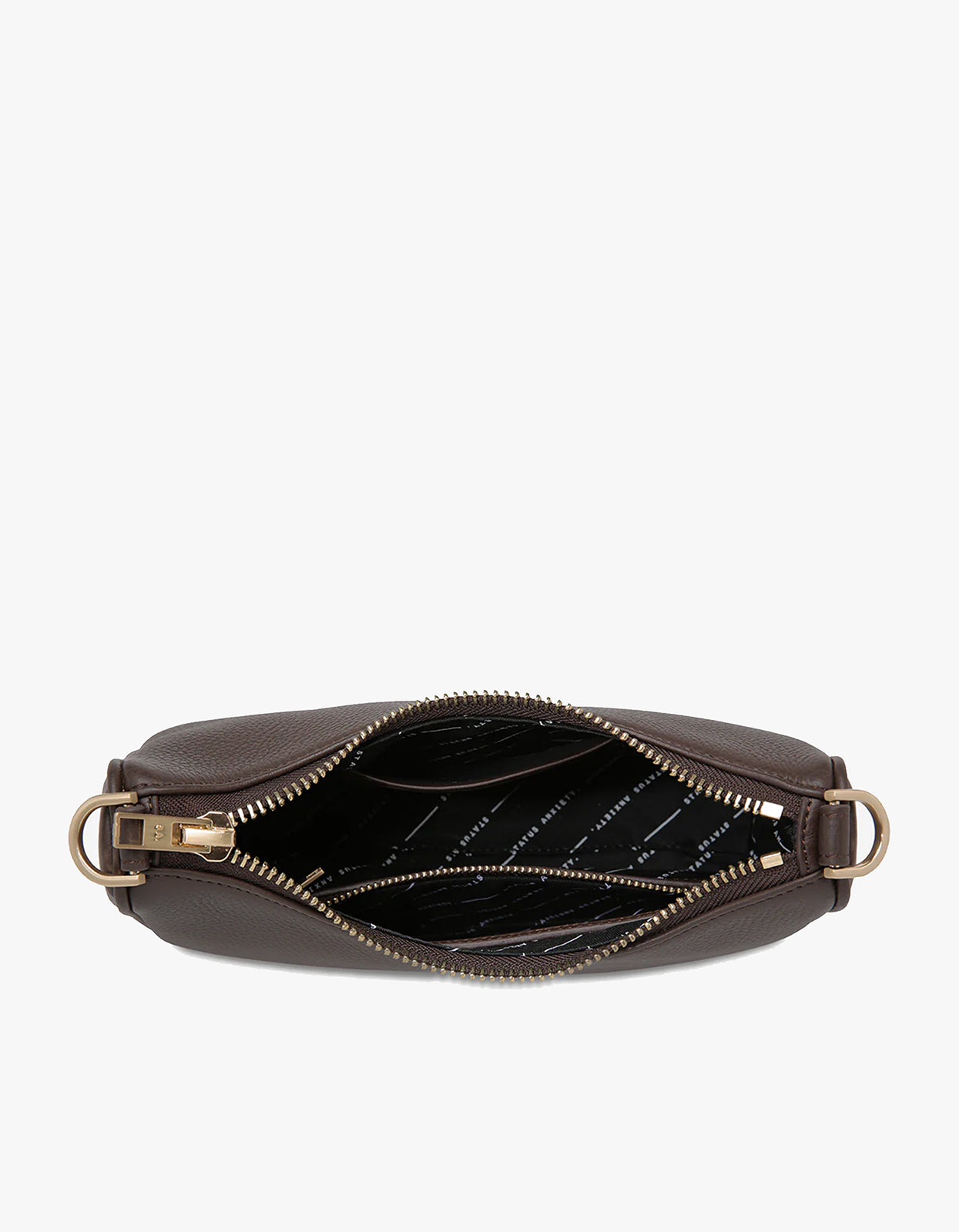 Look Both Ways Bag - Cocoa/Brushed Gold