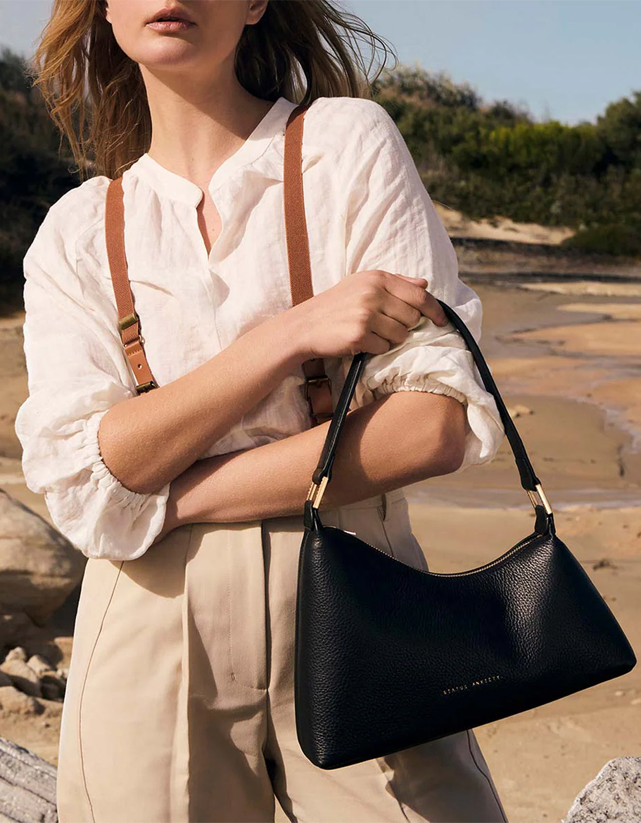 Reverie Bag - Black/Brushed Gold