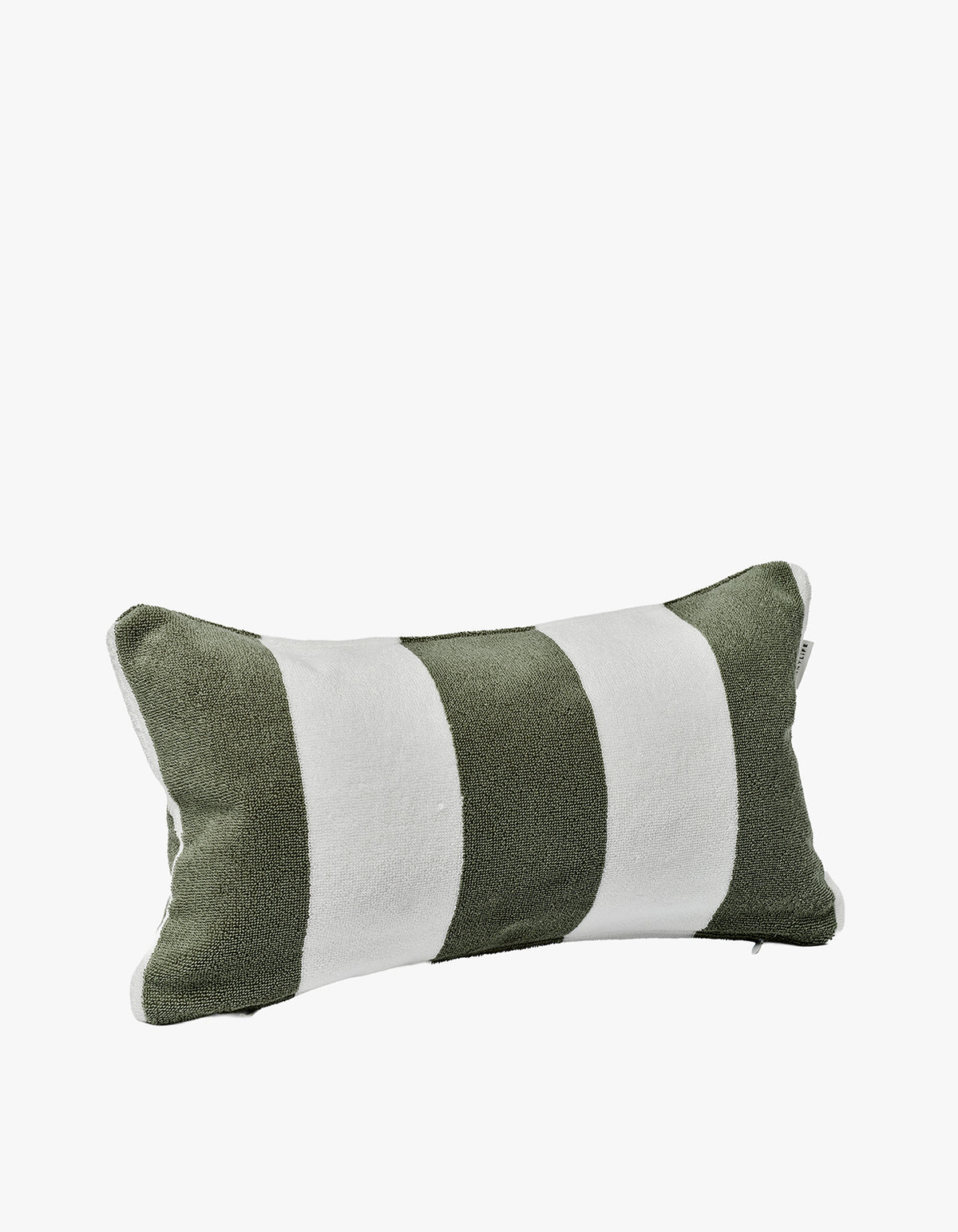 Beach Pillow - The Vacay Olive Stripe