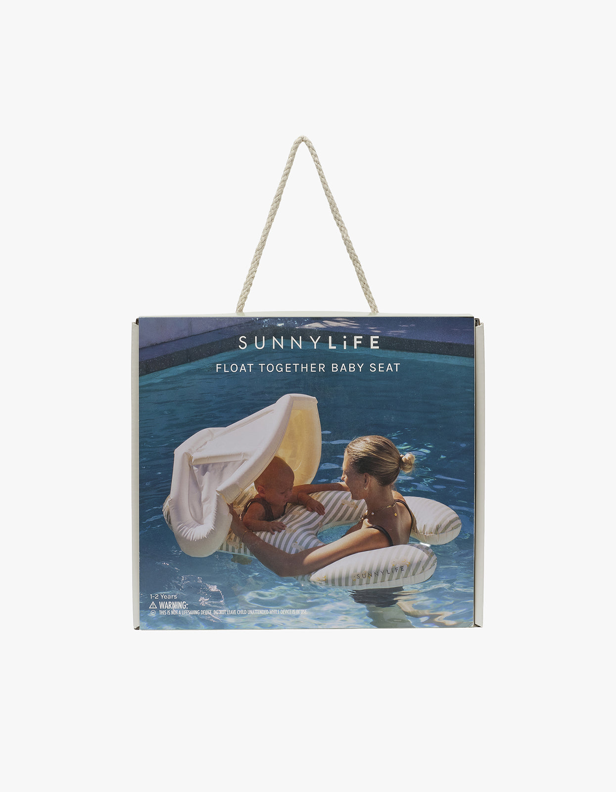 Float Together Baby Seat - Duck Sage Stripe