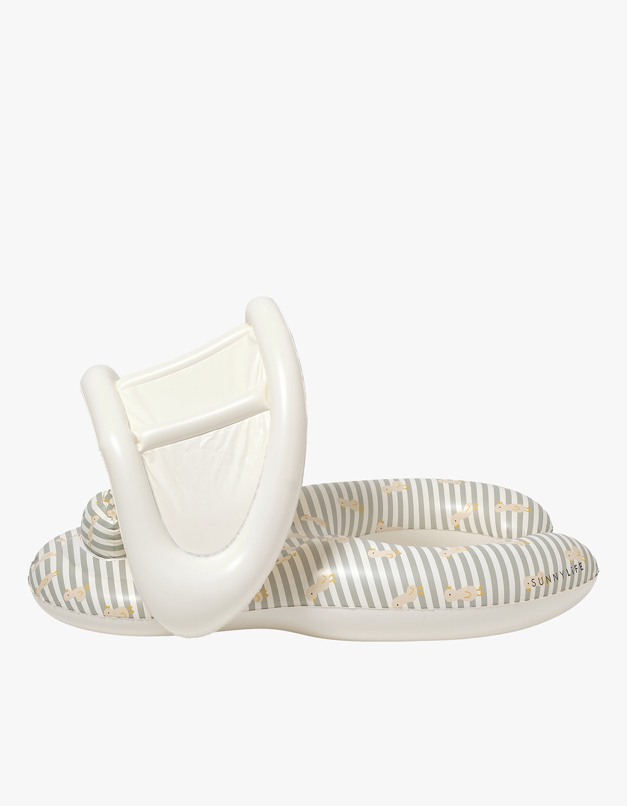 Float Together Baby Seat - Duck Sage Stripe