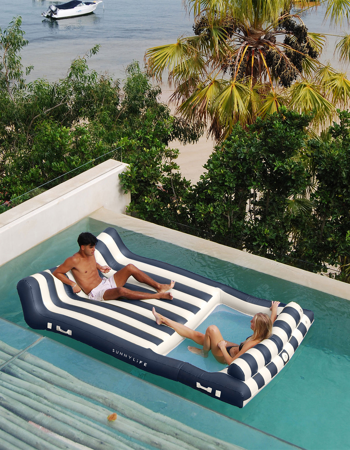 Floating Oasis - Marine Stripe