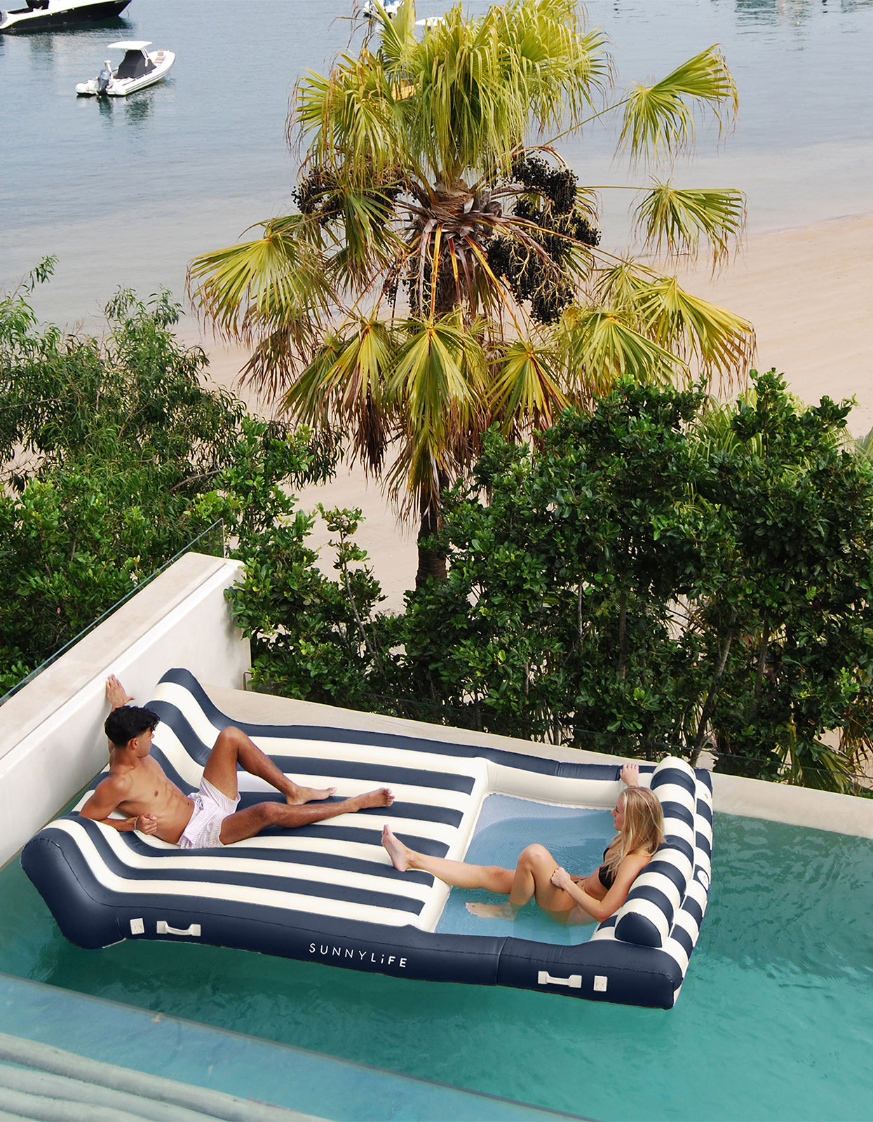 Floating Oasis - Marine Stripe