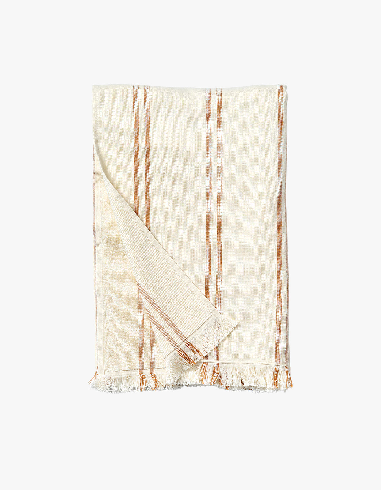 Fouta Beach Towel - Tierra Clay Stripe
