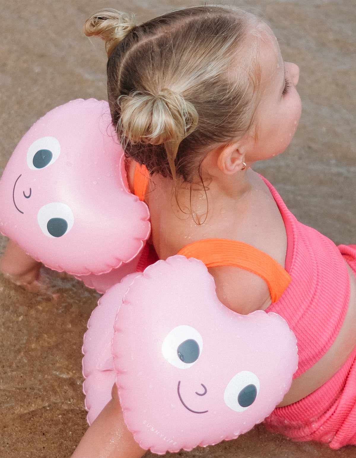 Kids Inflatable Arm Bands - Poppy The Peach