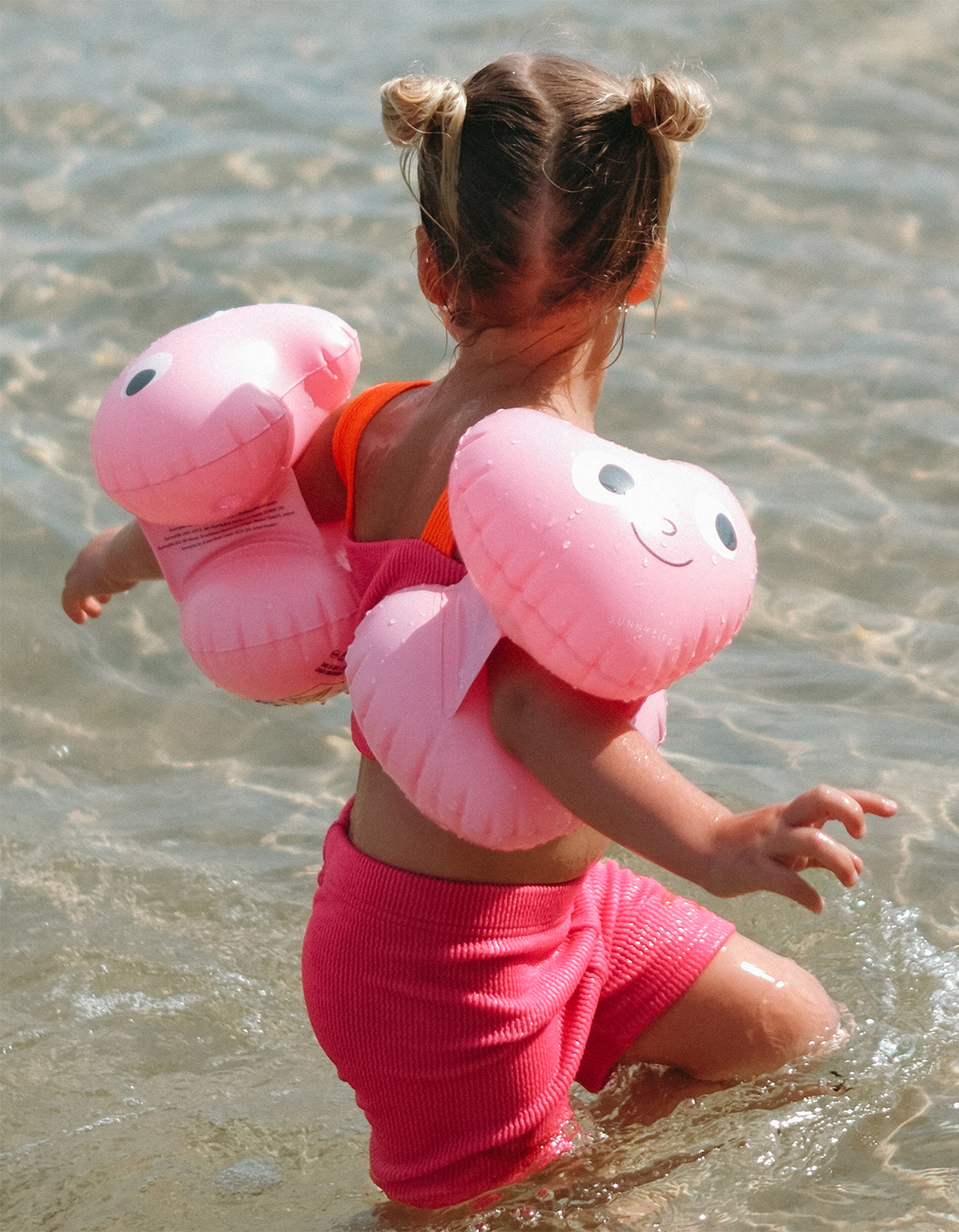 Kids Inflatable Arm Bands - Poppy The Peach