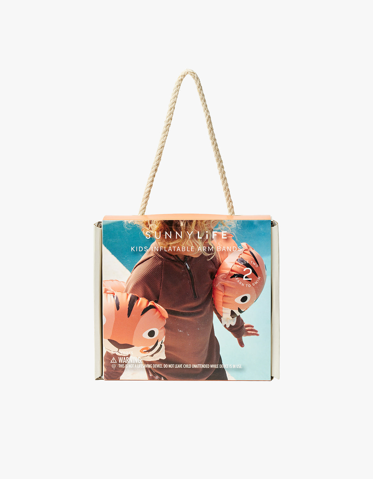 Kids Inflatable Arm Bands - Tino The Tiger Clay
