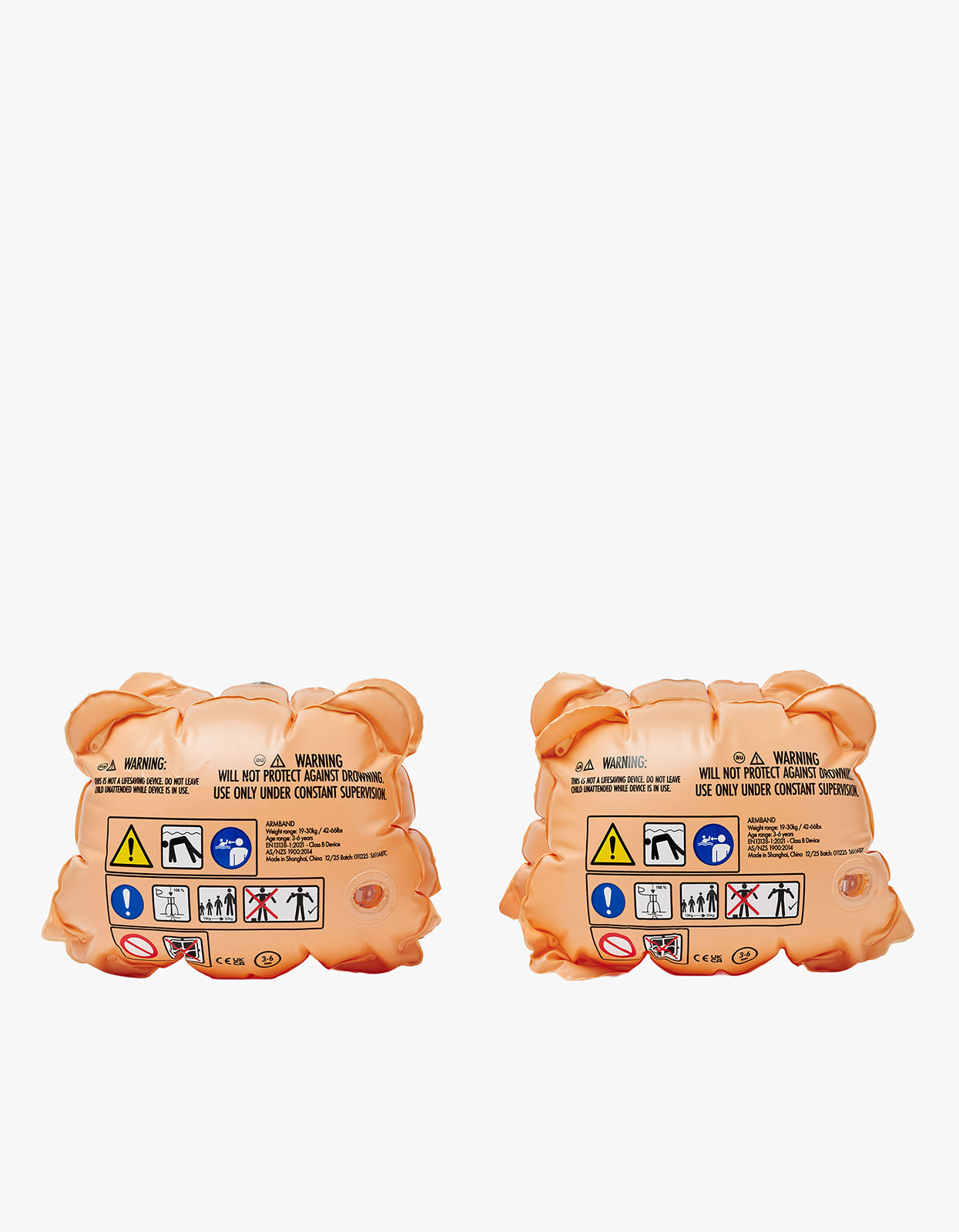 Kids Inflatable Arm Bands - Tino The Tiger Clay