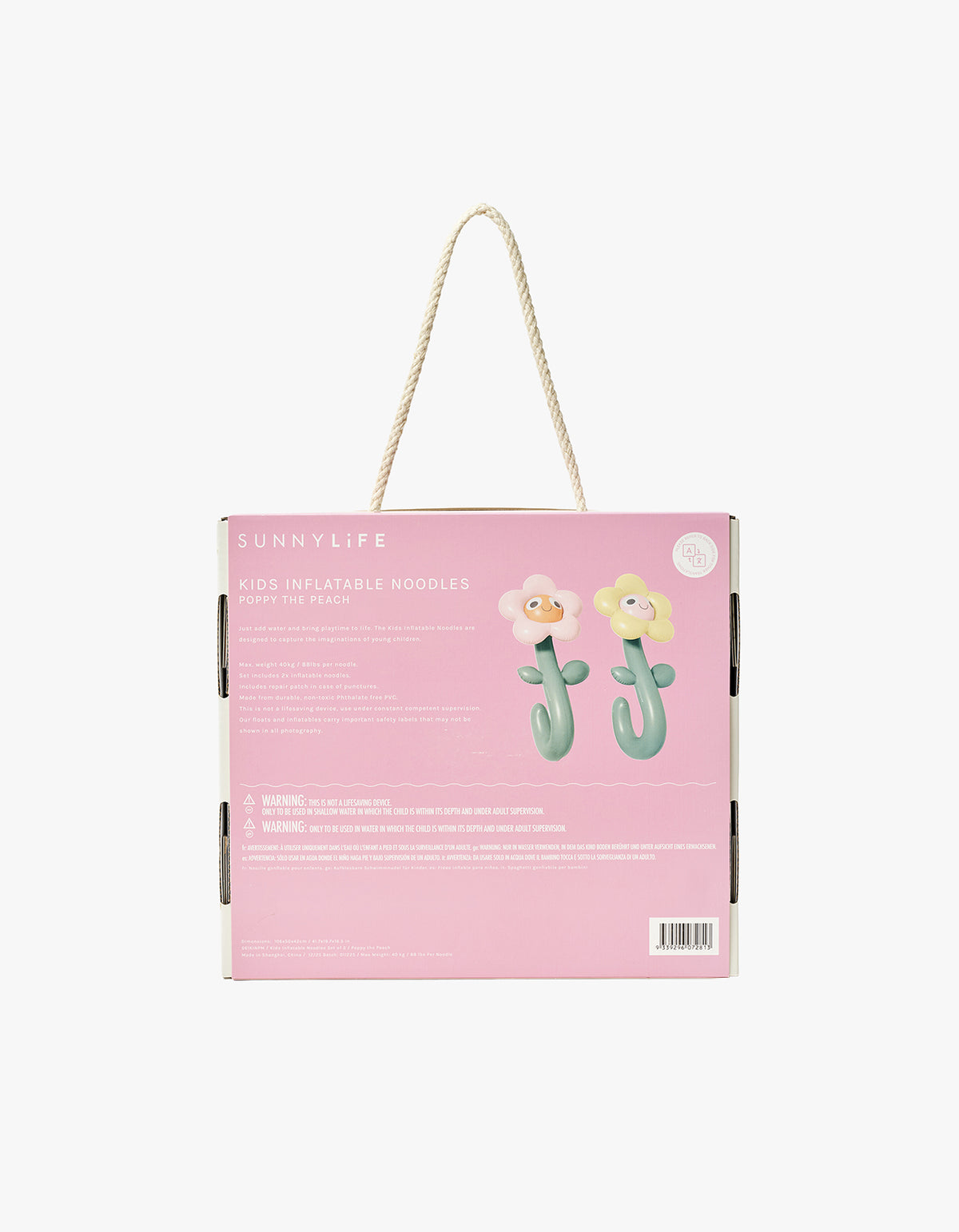 Kids Inflatable Noodle Set Of 2 - Poppy The Peach