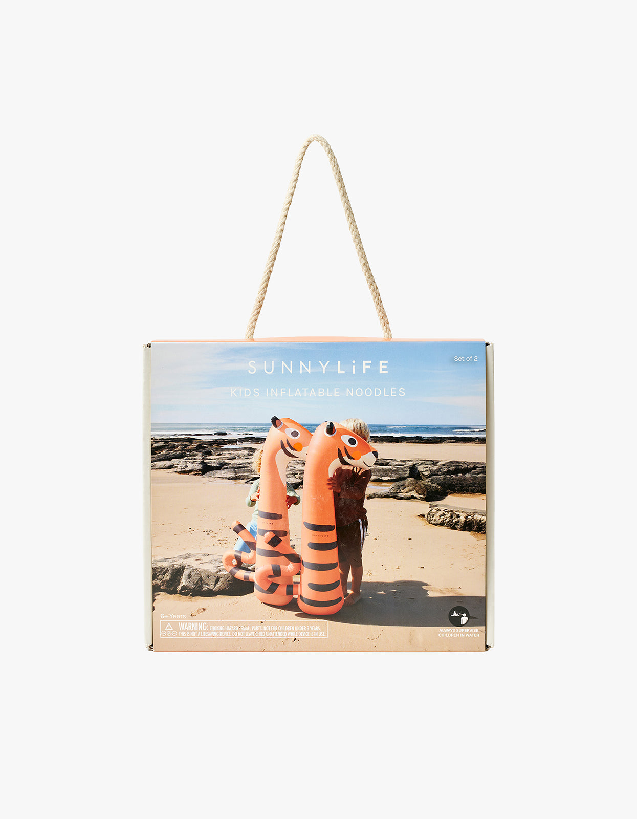 Kids Inflatable Noodle Set Of 2 - Tino The Tiger Clay