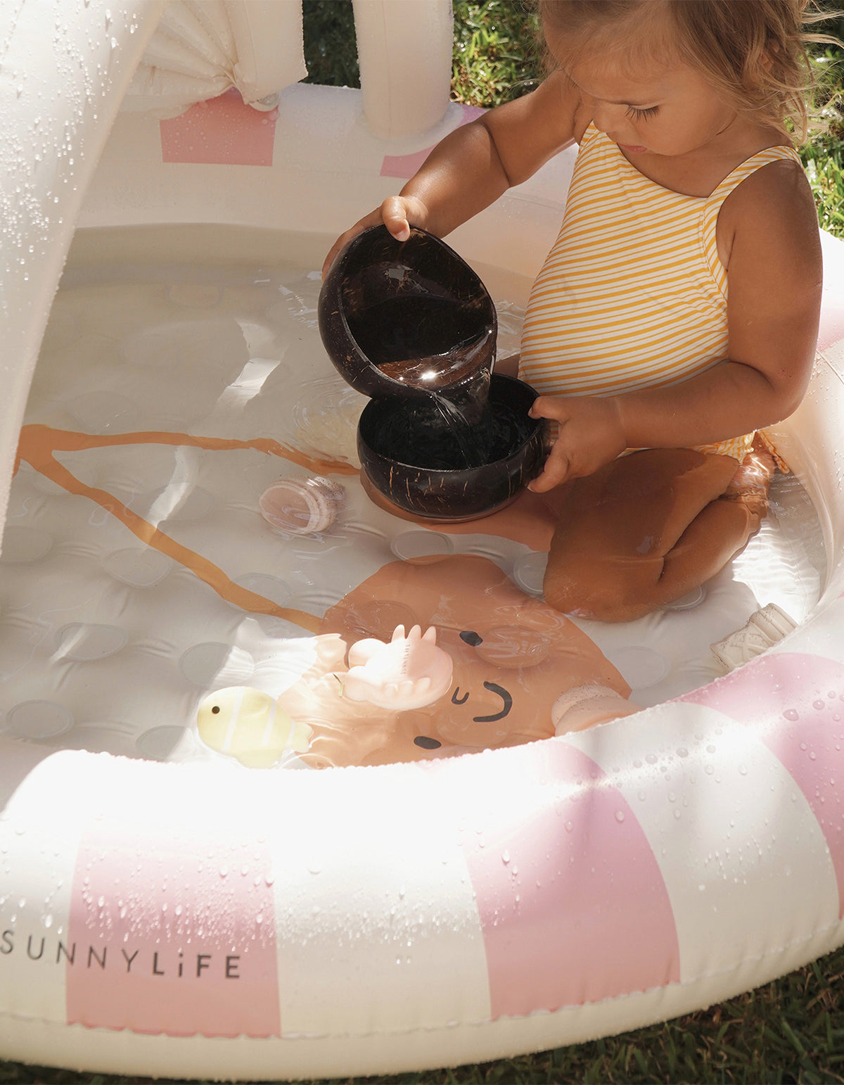 Kids Inflatable Pool - Cotton Candy Cherry
