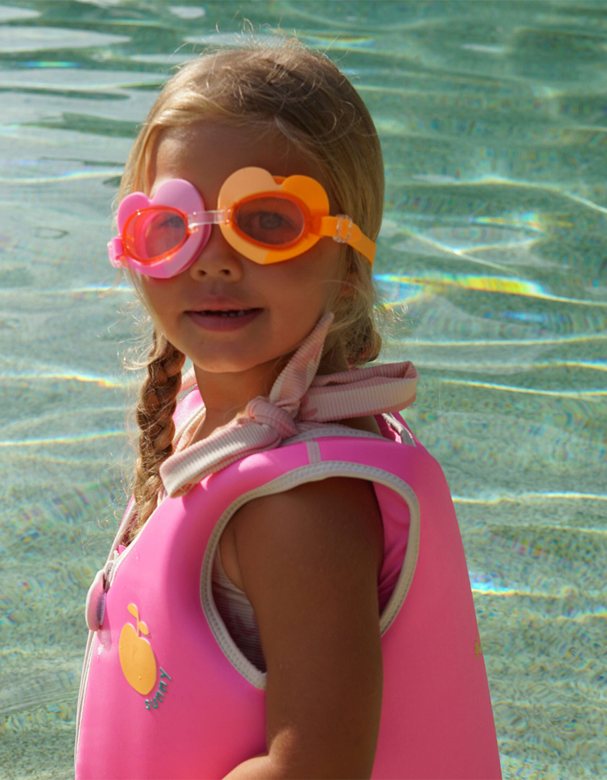 Kids Swim Goggles - Poppy The Peach