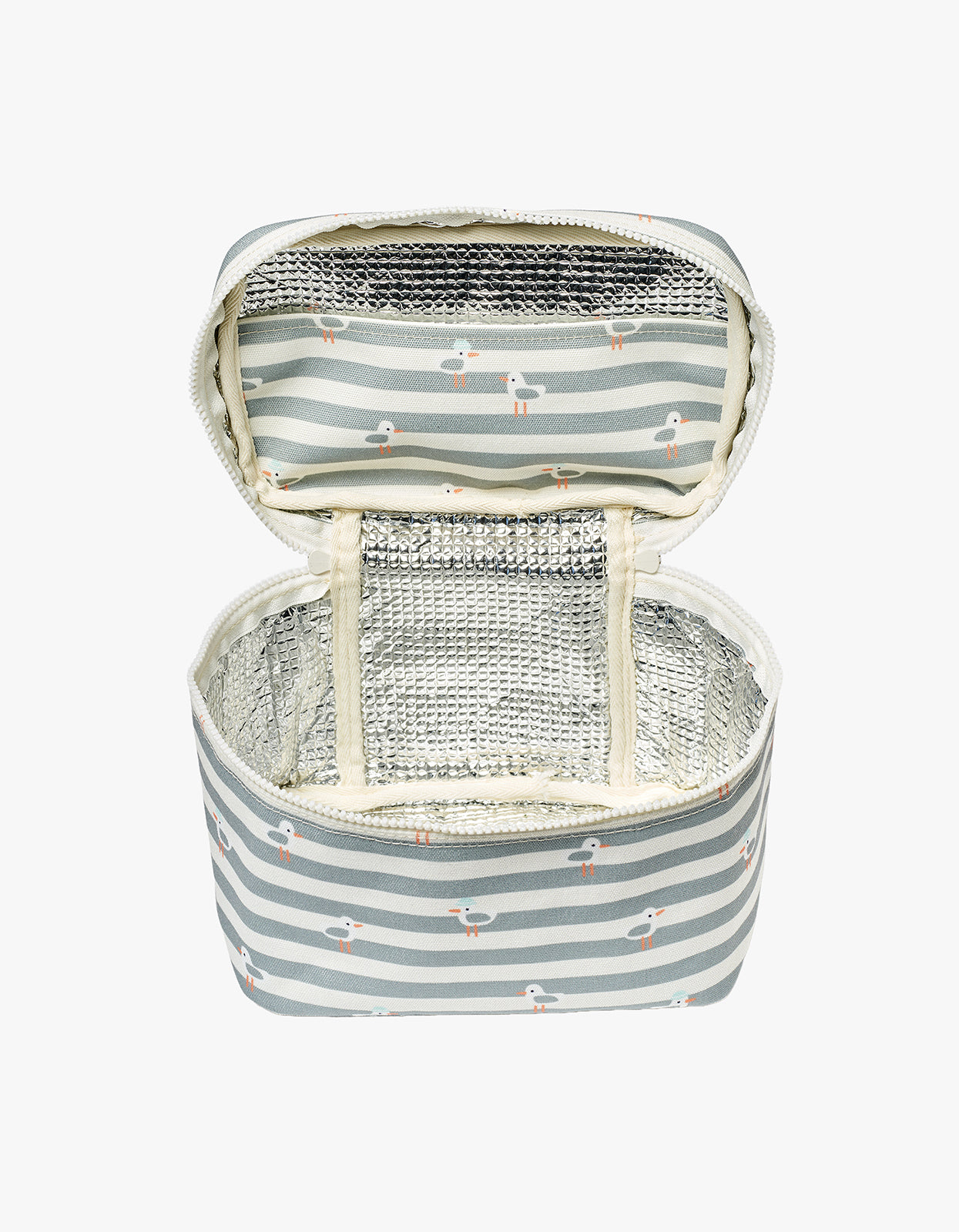 Lunch Bag - Sammy The Seagull Green Stripe