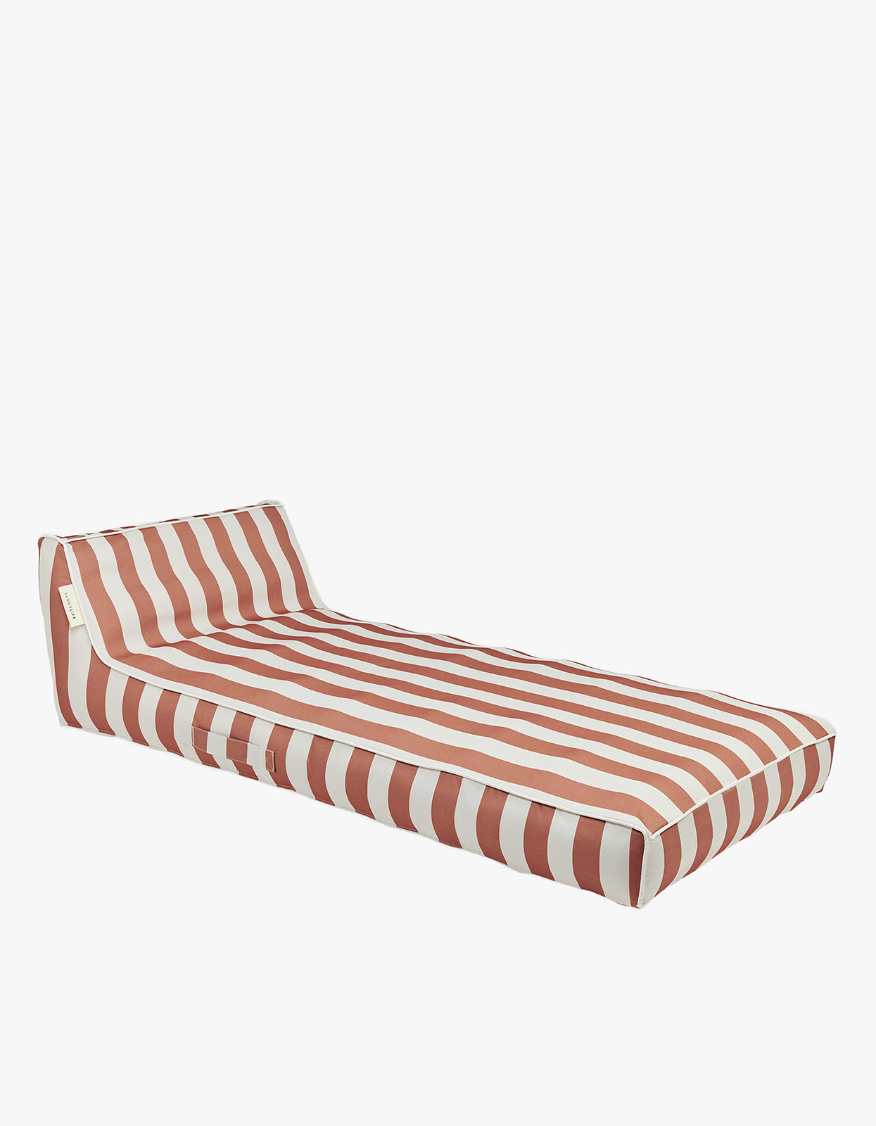 Luxe Lie-On Lounger - Tierra Clay Stripe
