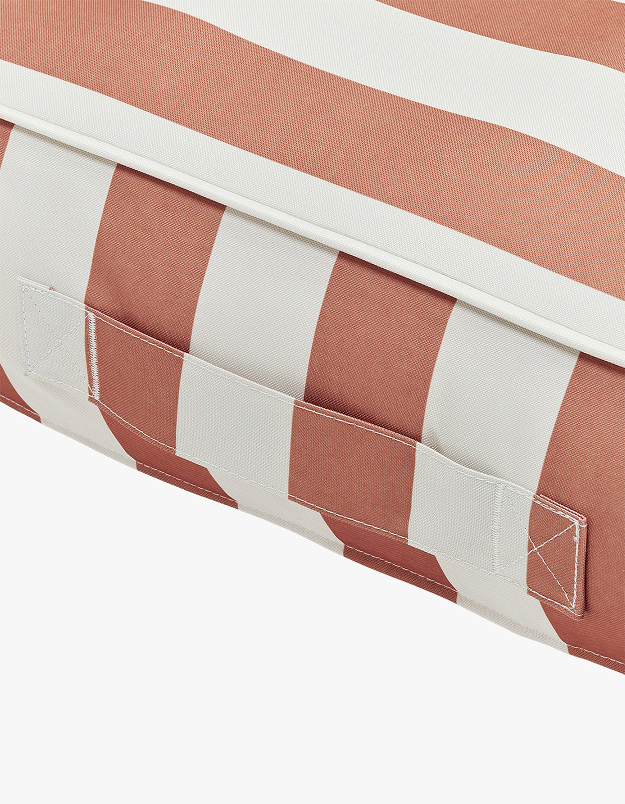Luxe Lie-On Lounger - Tierra Clay Stripe