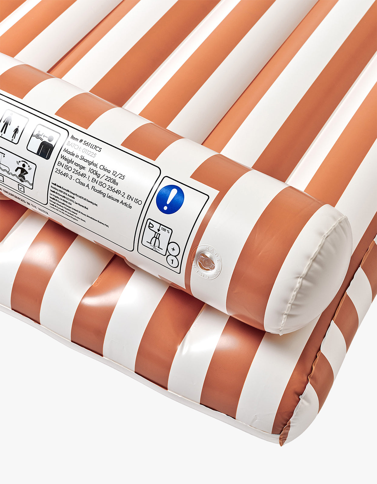 Luxe Lilo - Tierra Clay Stripe