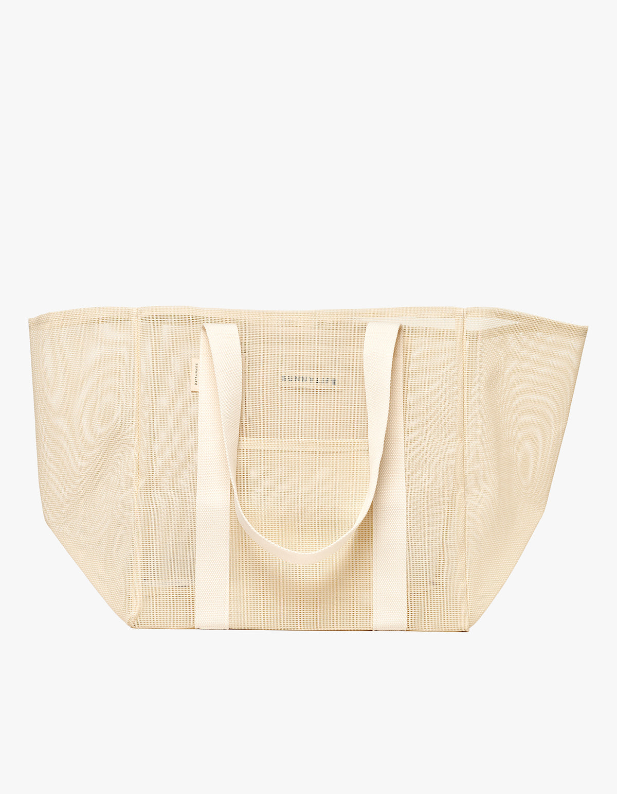 Mesh Beach Bag - Oyster Cream