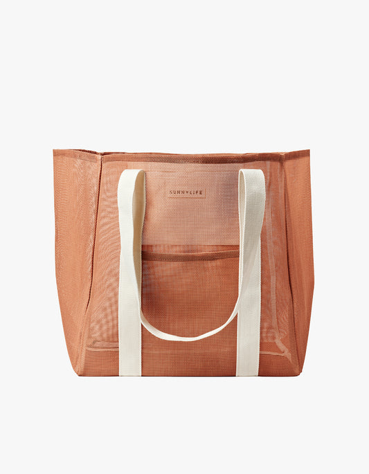 Mesh Beach Bag - Tierra Clay