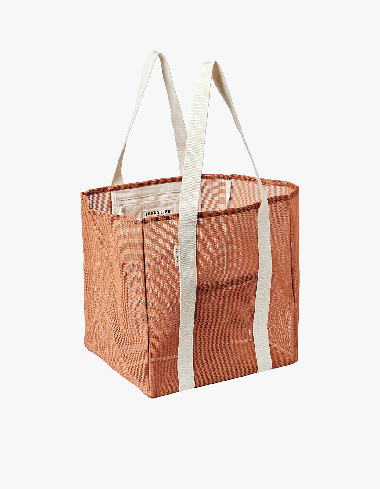 Mesh Beach Bag - Tierra Clay
