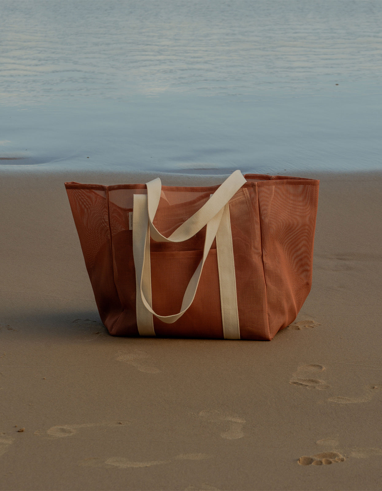 Mesh Beach Bag - Tierra Clay