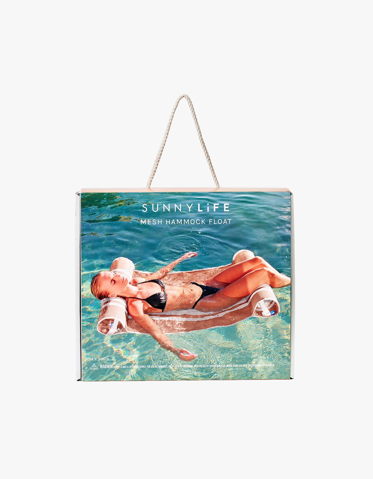Mesh Hammock Float - Tierra Clay Stripe