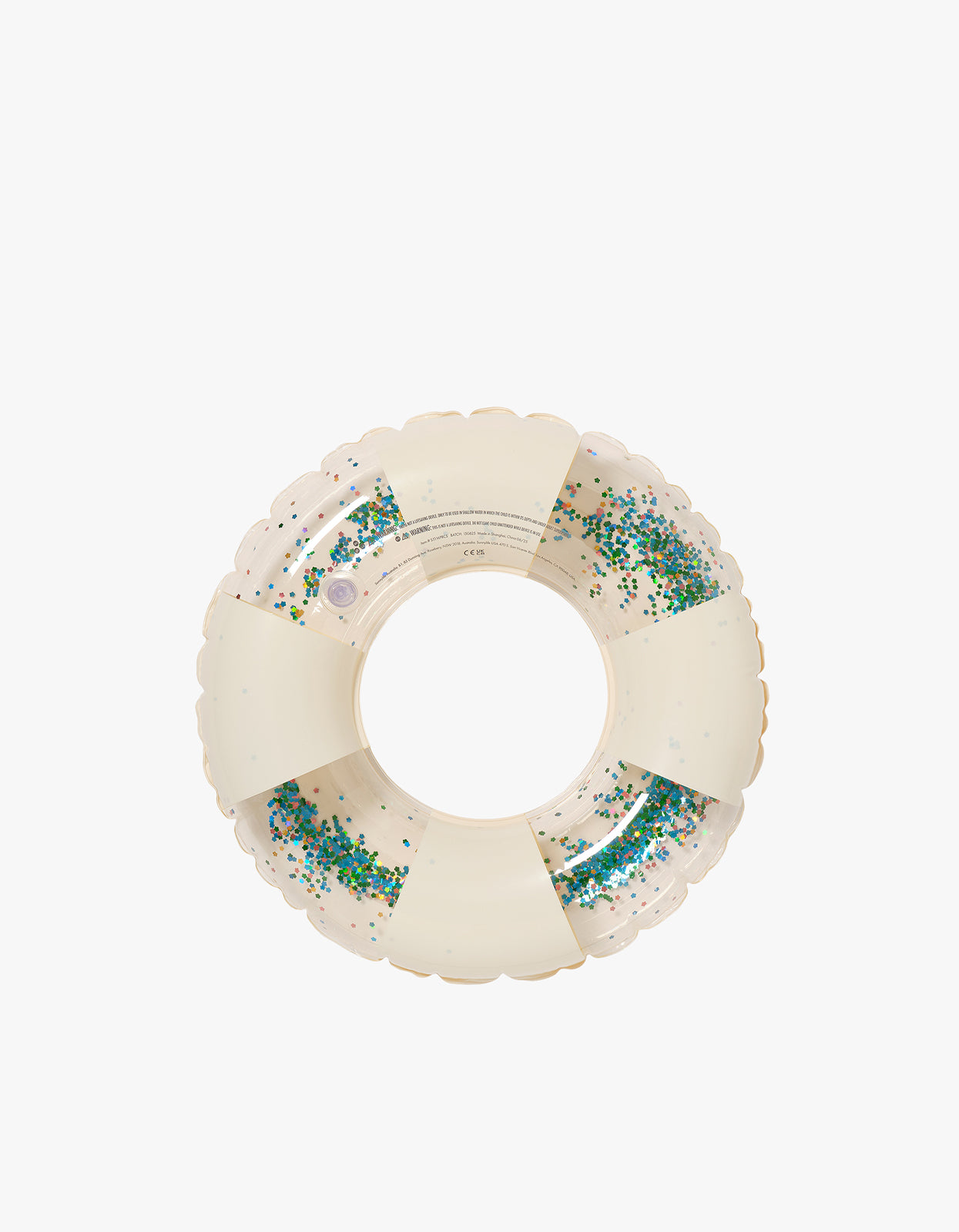 Mini Tube Pool Ring - Cotton Candy Stripe
