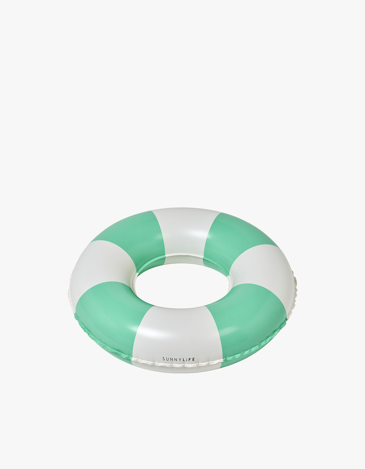 Mini Tube Pool Ring - Zest Green Stripe