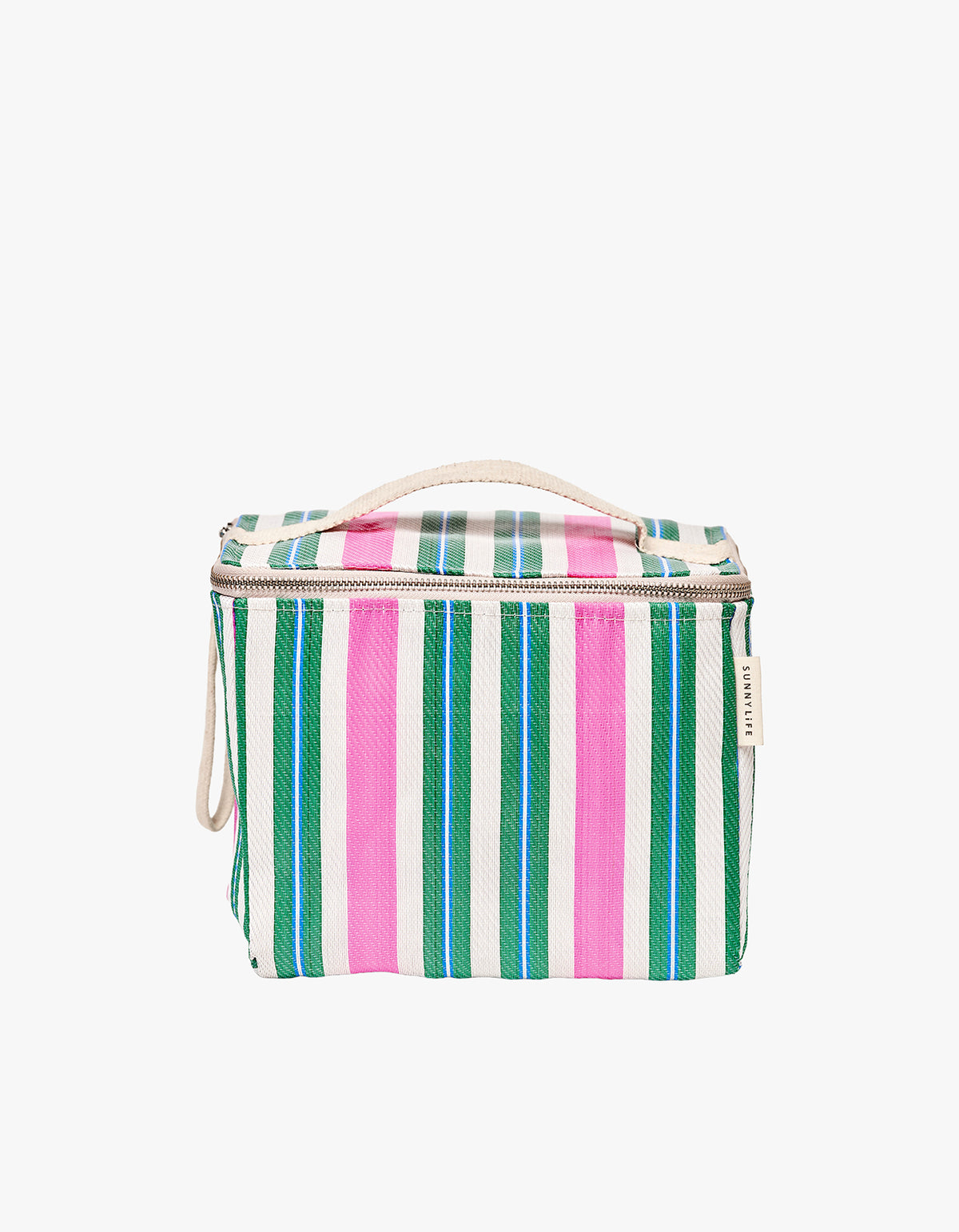 Recycled Nylon Lunch Cooler Bag - Seagrass Green Multi
