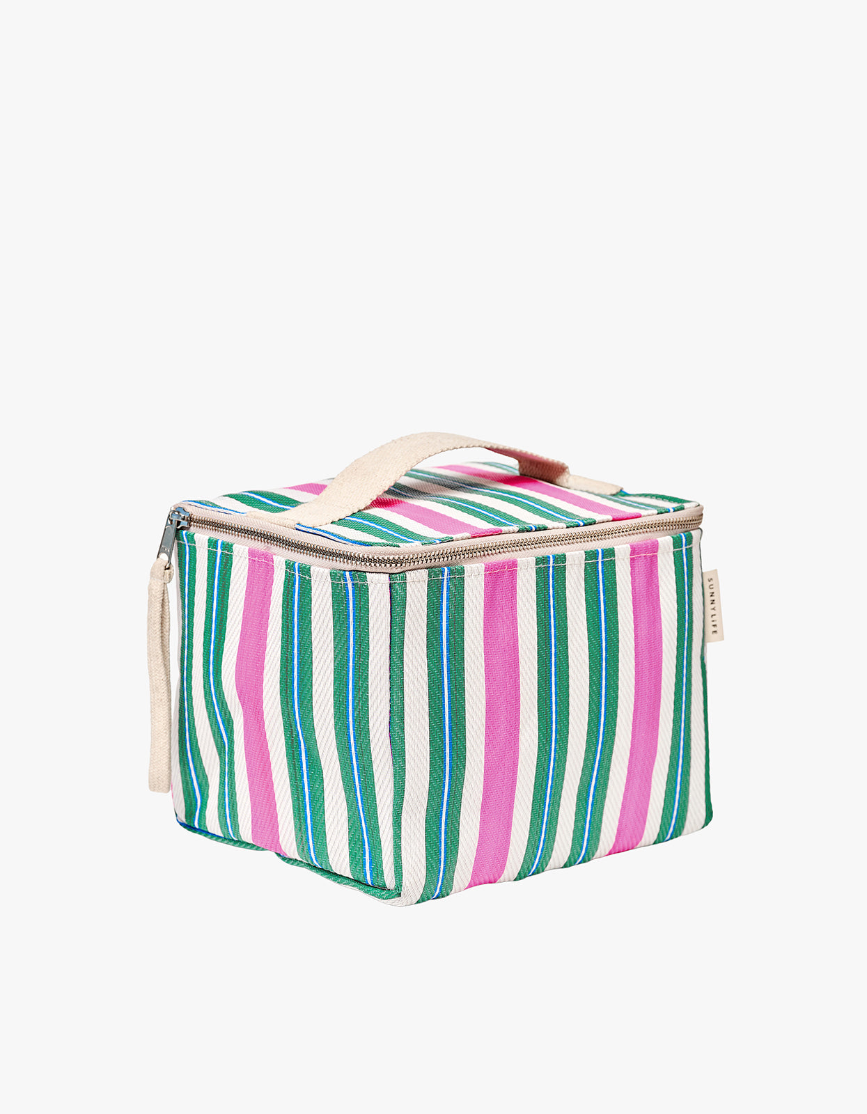 Recycled Nylon Lunch Cooler Bag - Seagrass Green Multi