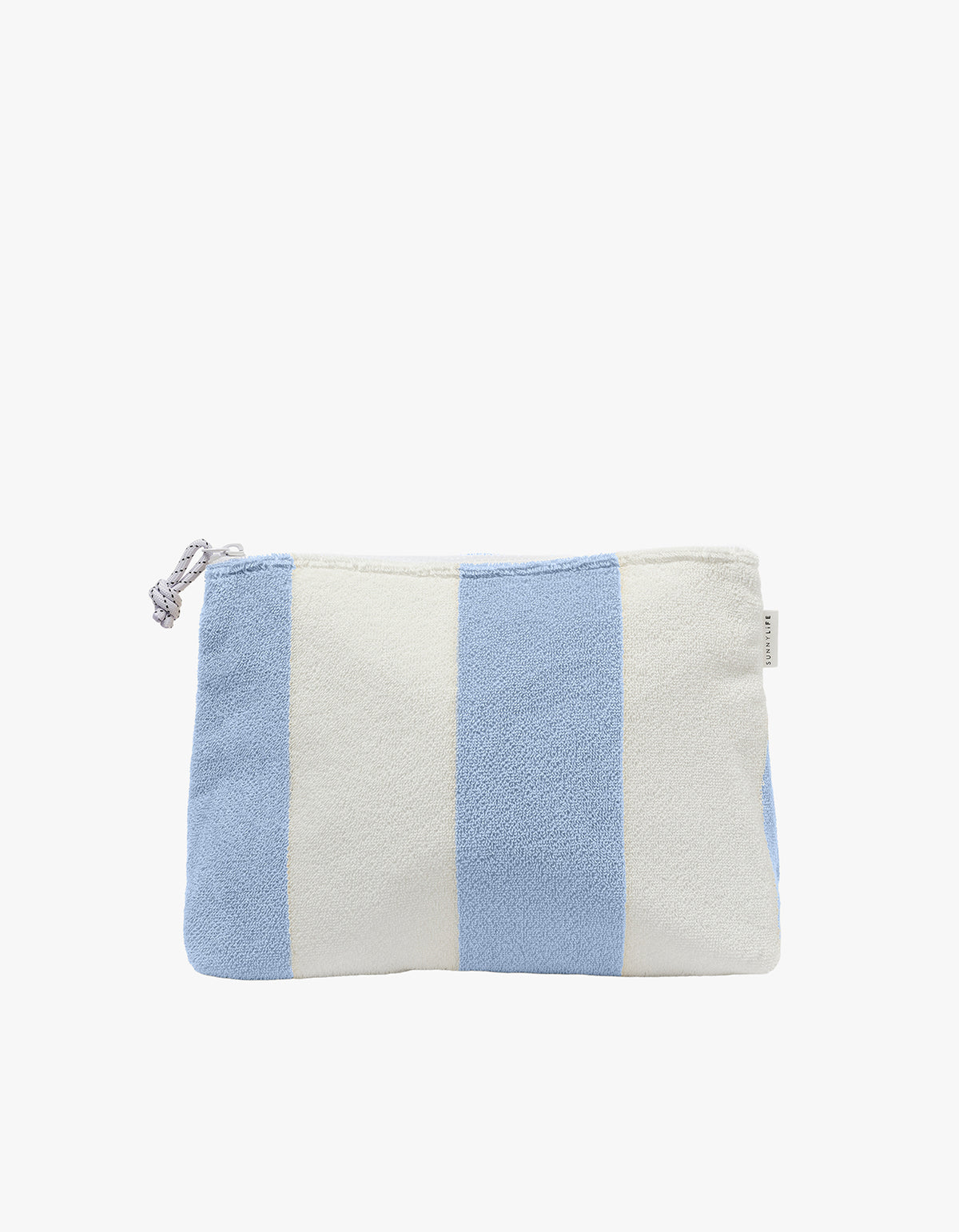 Terry Beach Pouch - La Mer Med Blue Stripe