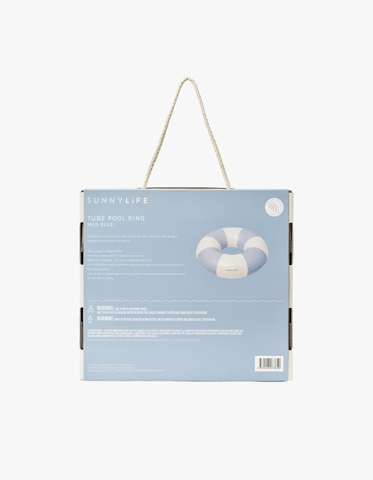 Tube Pool Ring - La Mer Med Blue
