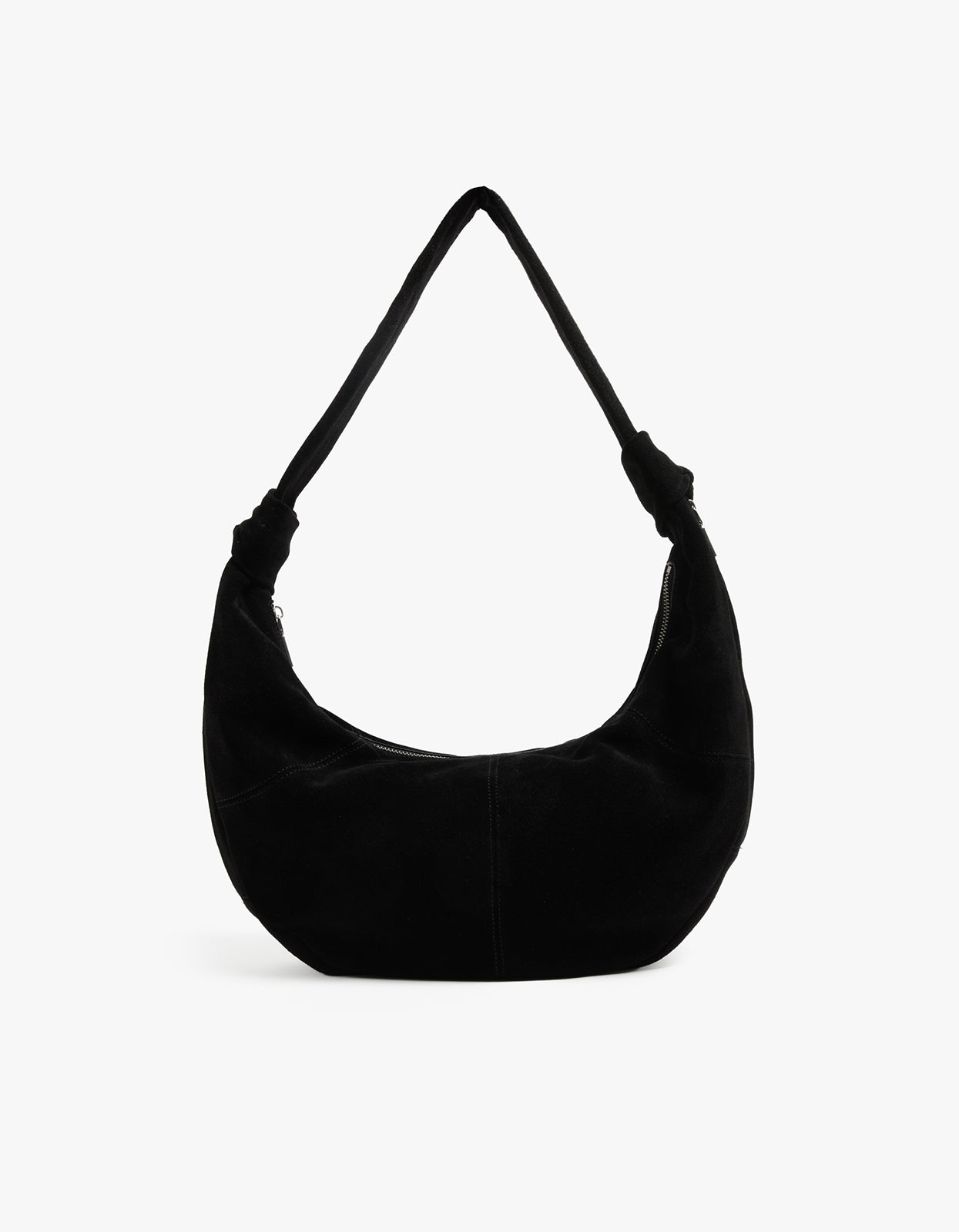 Arlo Suede Sling Bag - Black