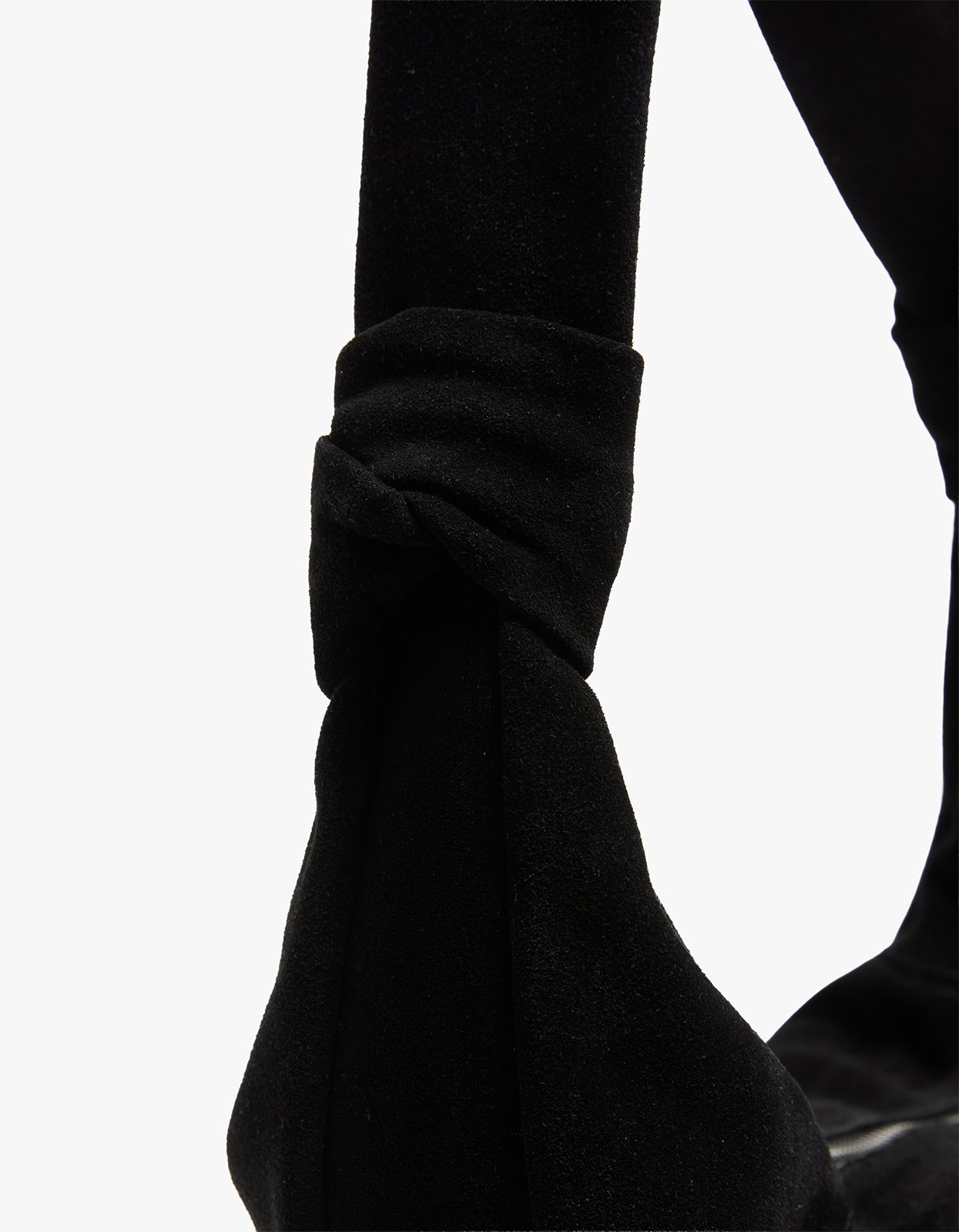 Arlo Suede Sling Bag - Black