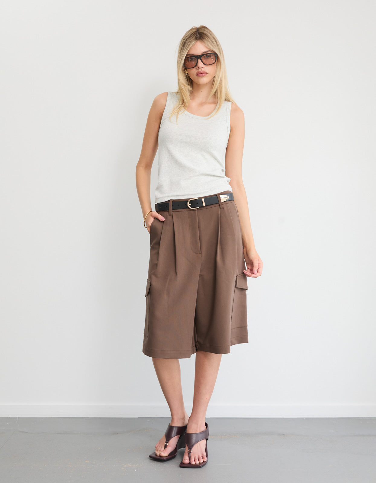 Mason Tank - Grey Marle