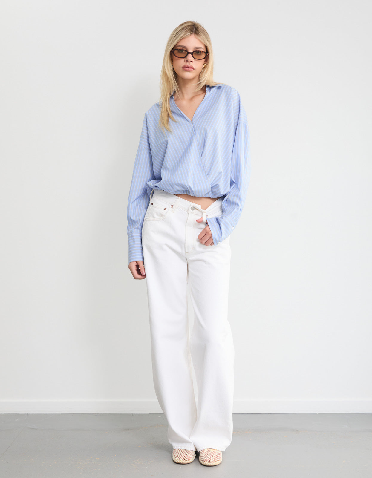 Positano Shirt - Blue Stripe