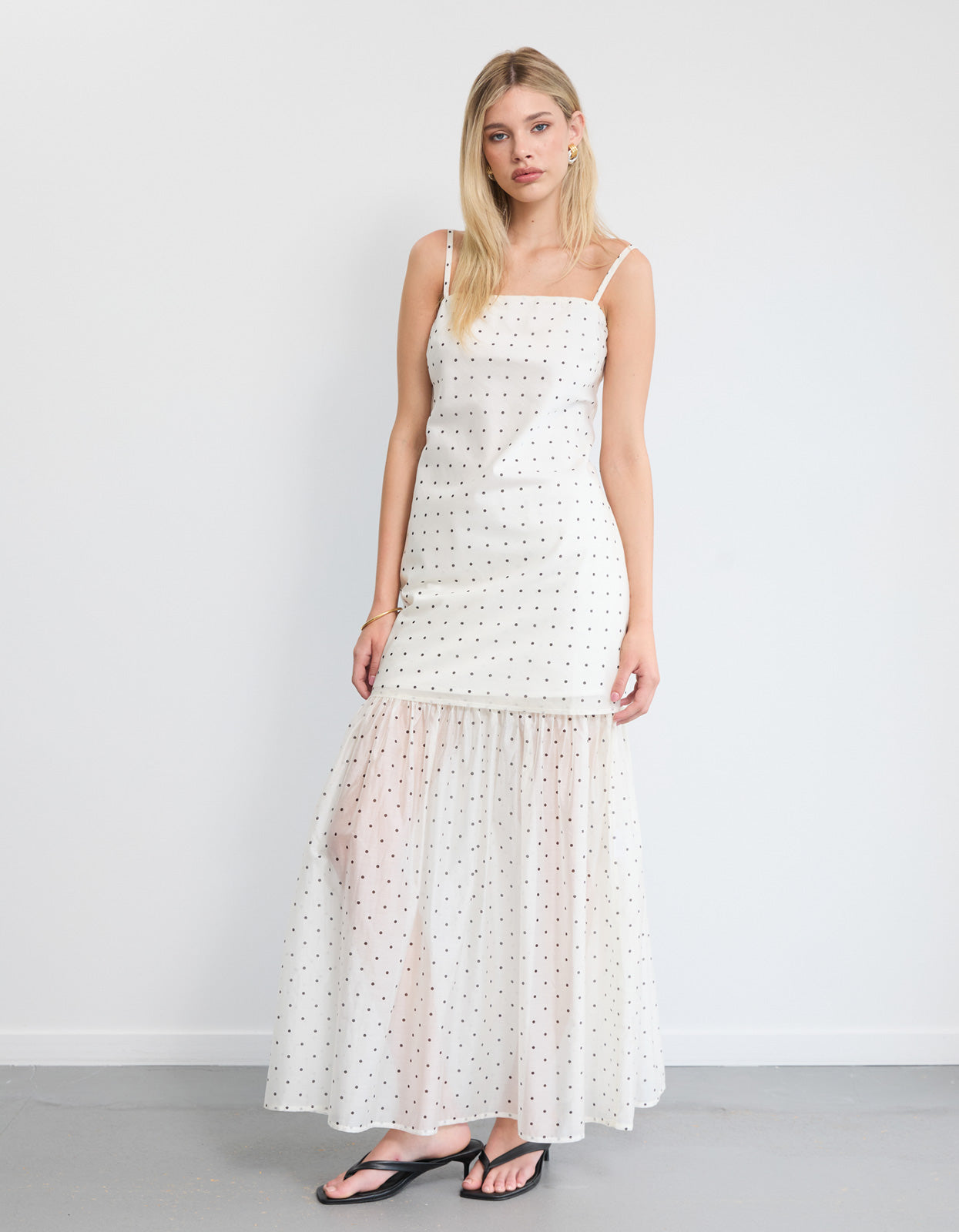 Roma Maxi Skirt - Spot Print