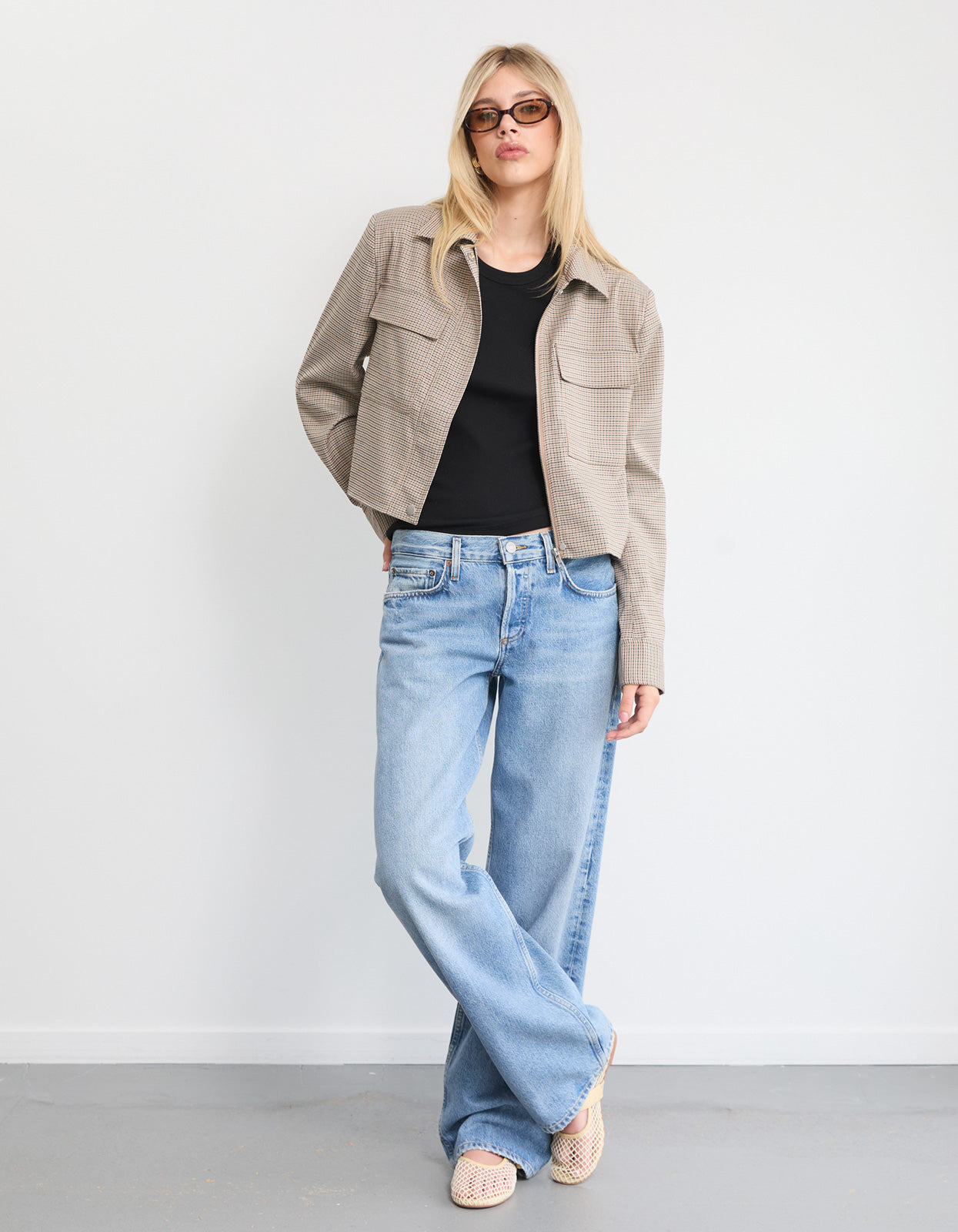 Verona Jacket - Houndstooth