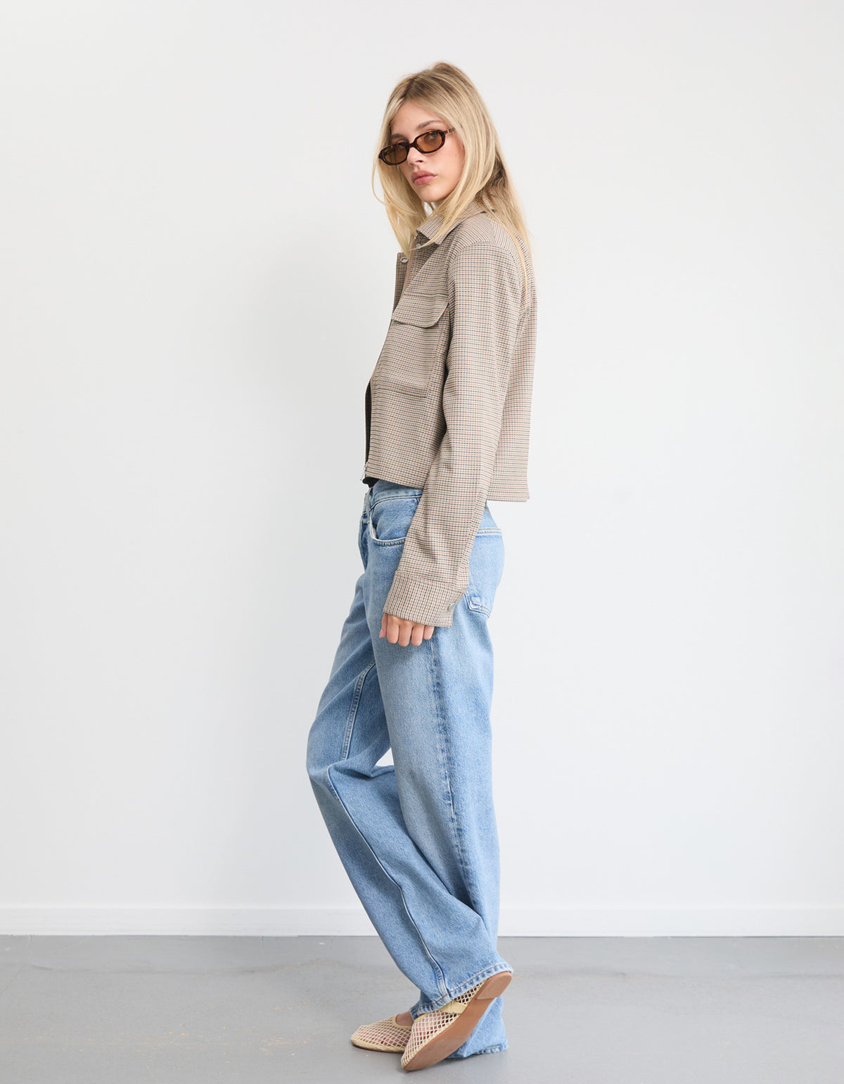 Verona Jacket - Houndstooth